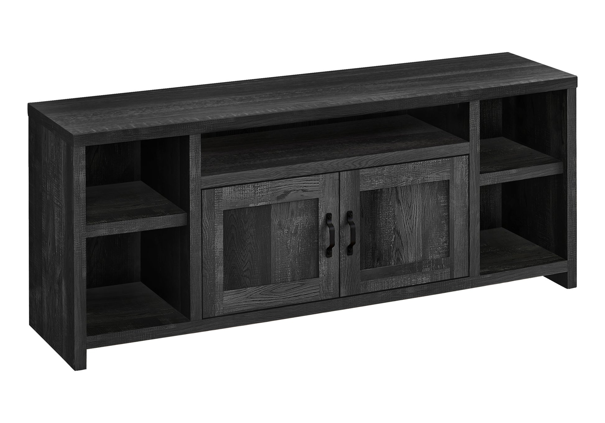 Tv Stand - 60"L / Taupe Reclaimed Wood-Look-Tv Stand-DECOROLALA