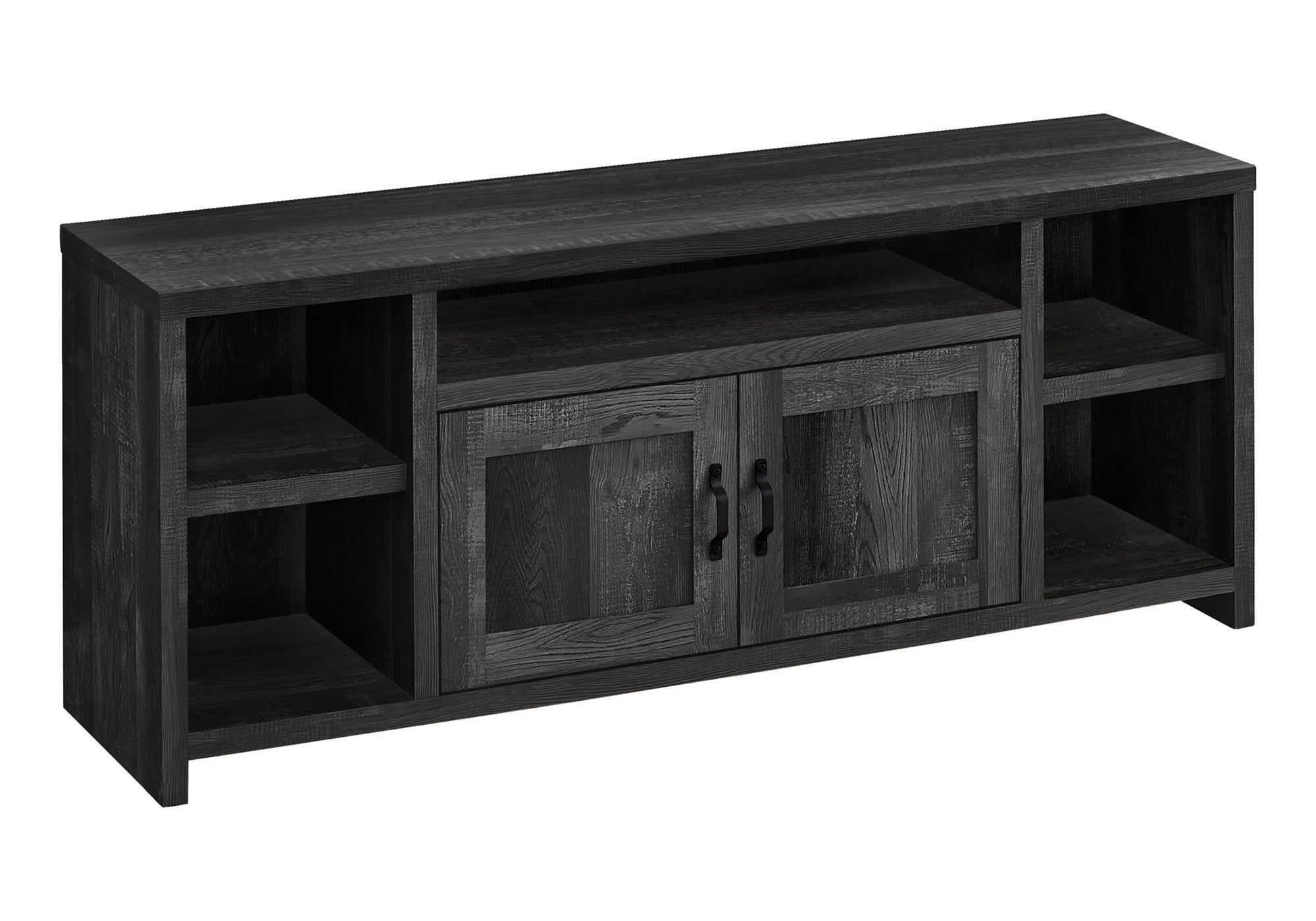 Tv Stand - 60"L / Taupe Reclaimed Wood-Look-Tv Stand-DECOROLALA