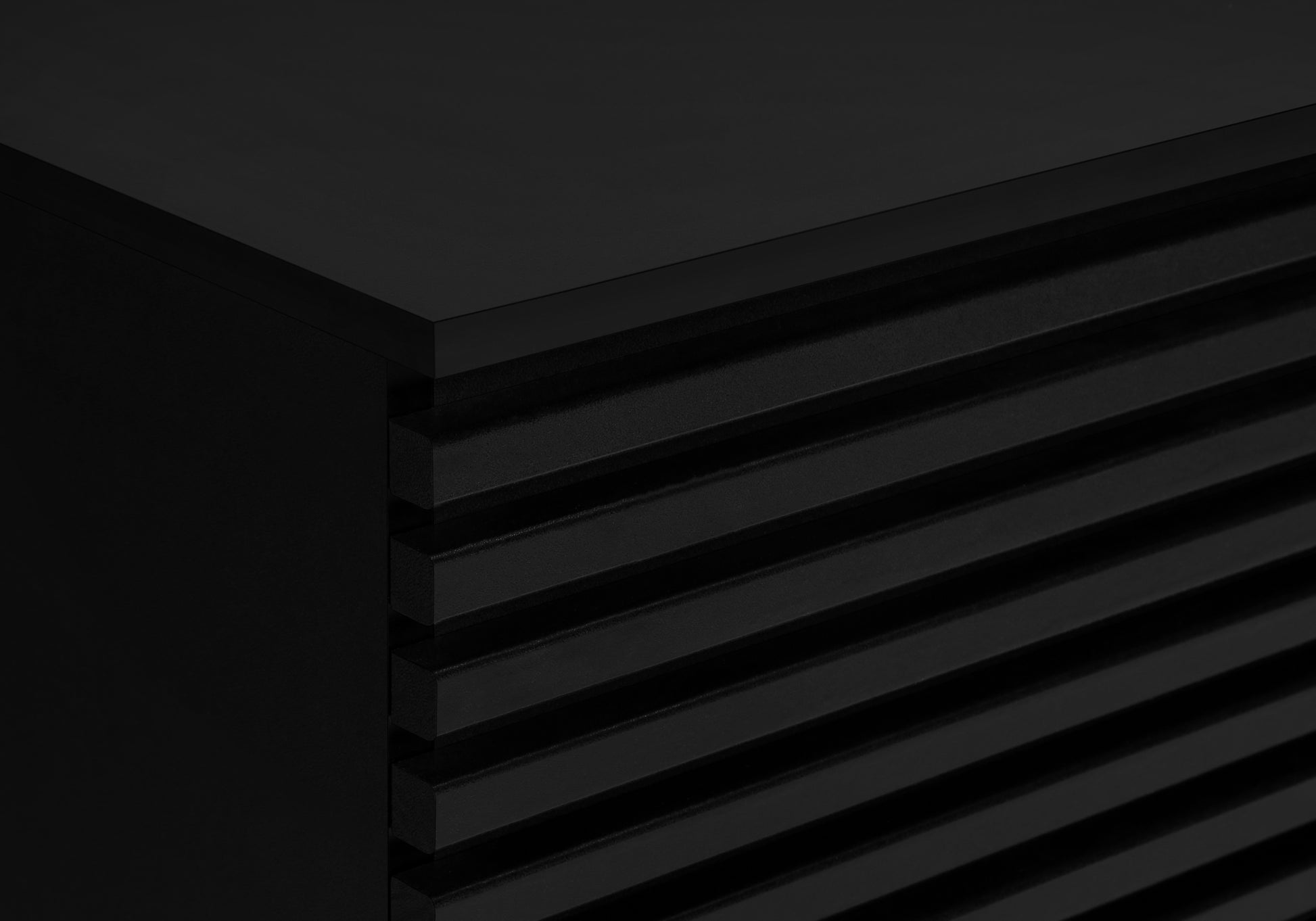 Tv Stand - 72"L / Black With 2 Doors-Tv Stand-DECOROLALA