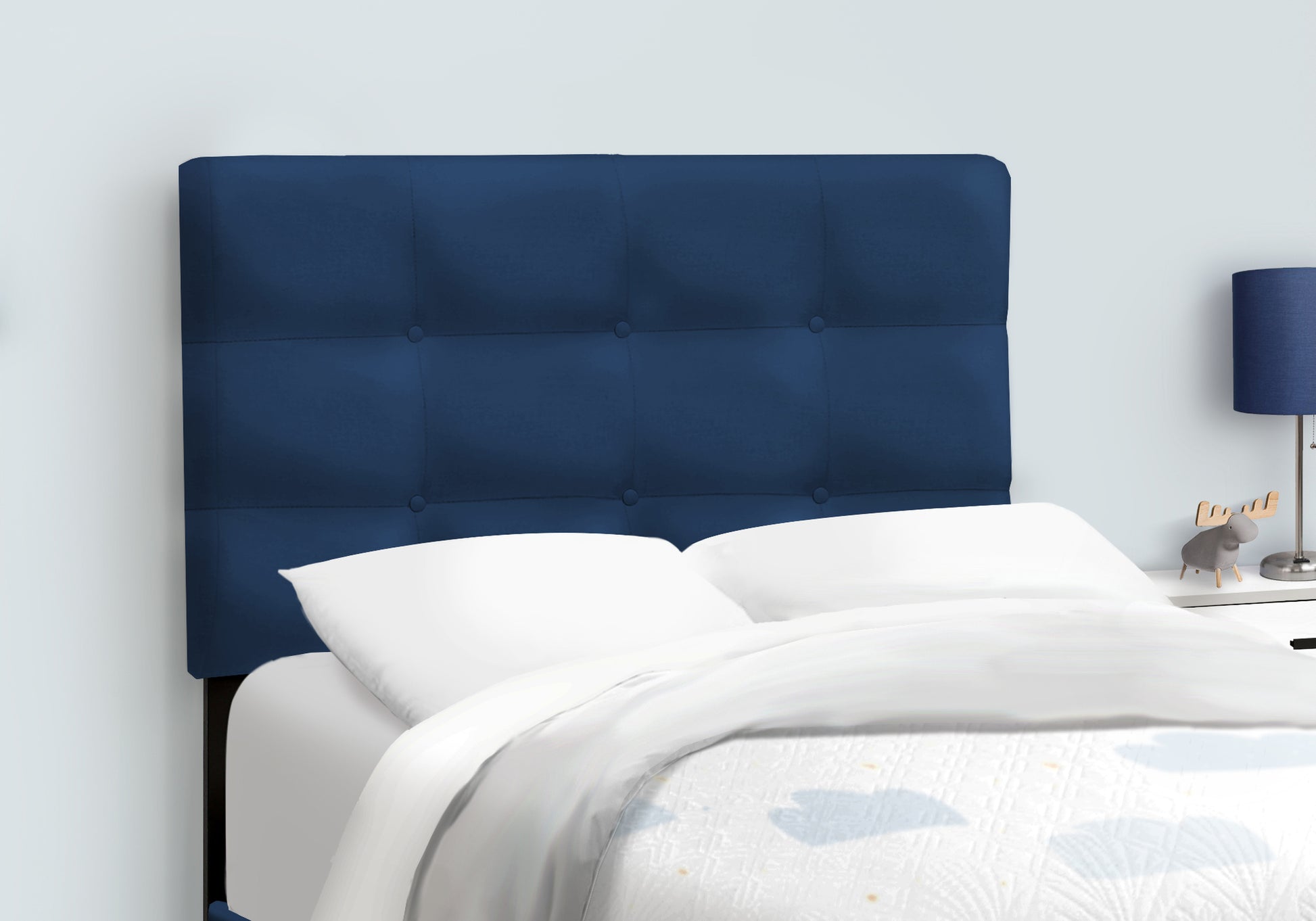 Twin Size Upholstered Bed, Dark Grey Boucle-Bed-DECOROLALA