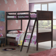 Twin Size Wooden Bunk Beds Convertible 2 Individual Beds-Bunk Bed Frame-DECOROLALA
