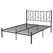 Twin/Full/Queen Size Platform Bed Frame with Sturdy Metal Slat Support-Queen Size-Simple Bed Frame-DECOROLALA