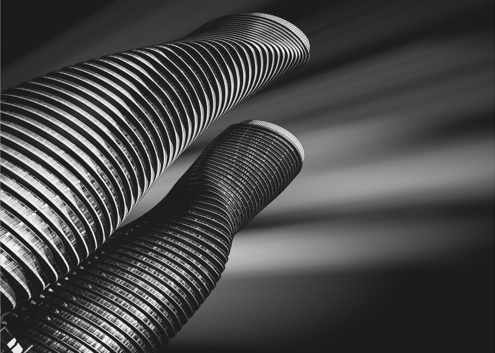 Twisted Towers Mississauga-Toronto artwork prints-canvas-DECOROLALA