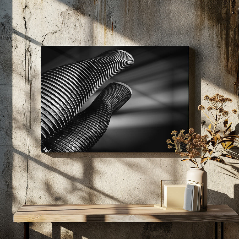 Twisted Towers by Jackson Carvalho Art Print-canvas-DECOROLALA
