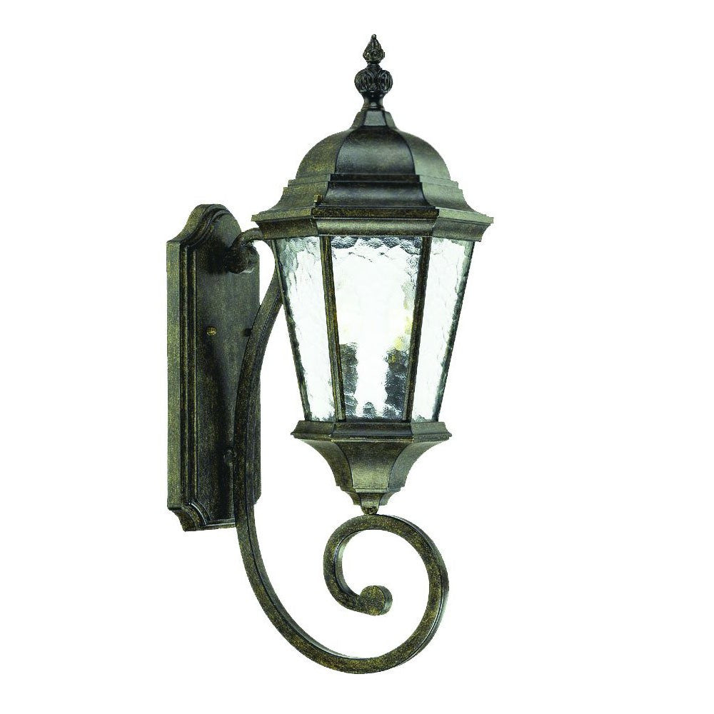 Two Light Antique Black Carousel Lantern Wall Light-Outdoor Lighting-DECOROLALA