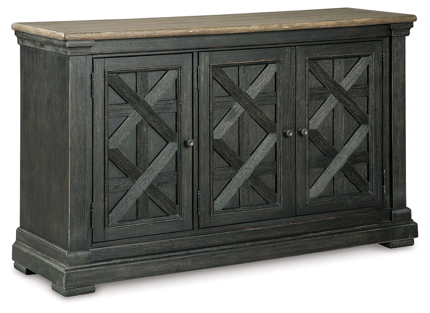 Tyler Creek Dining Room Server - Black/Gray-Servers-DECOROLALA