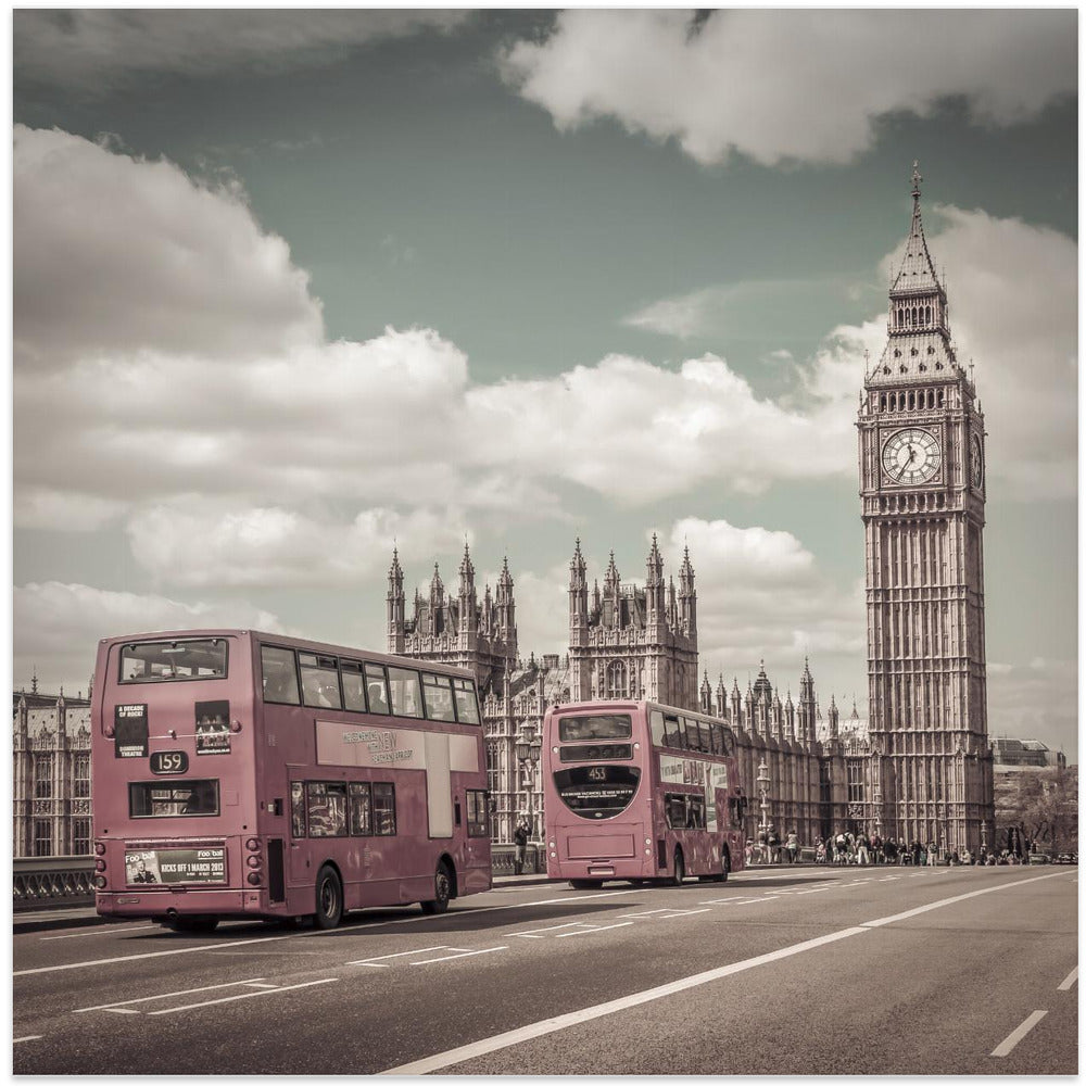 Typical London Wall Art by Melanie Viola-canvas-DECOROLALA
