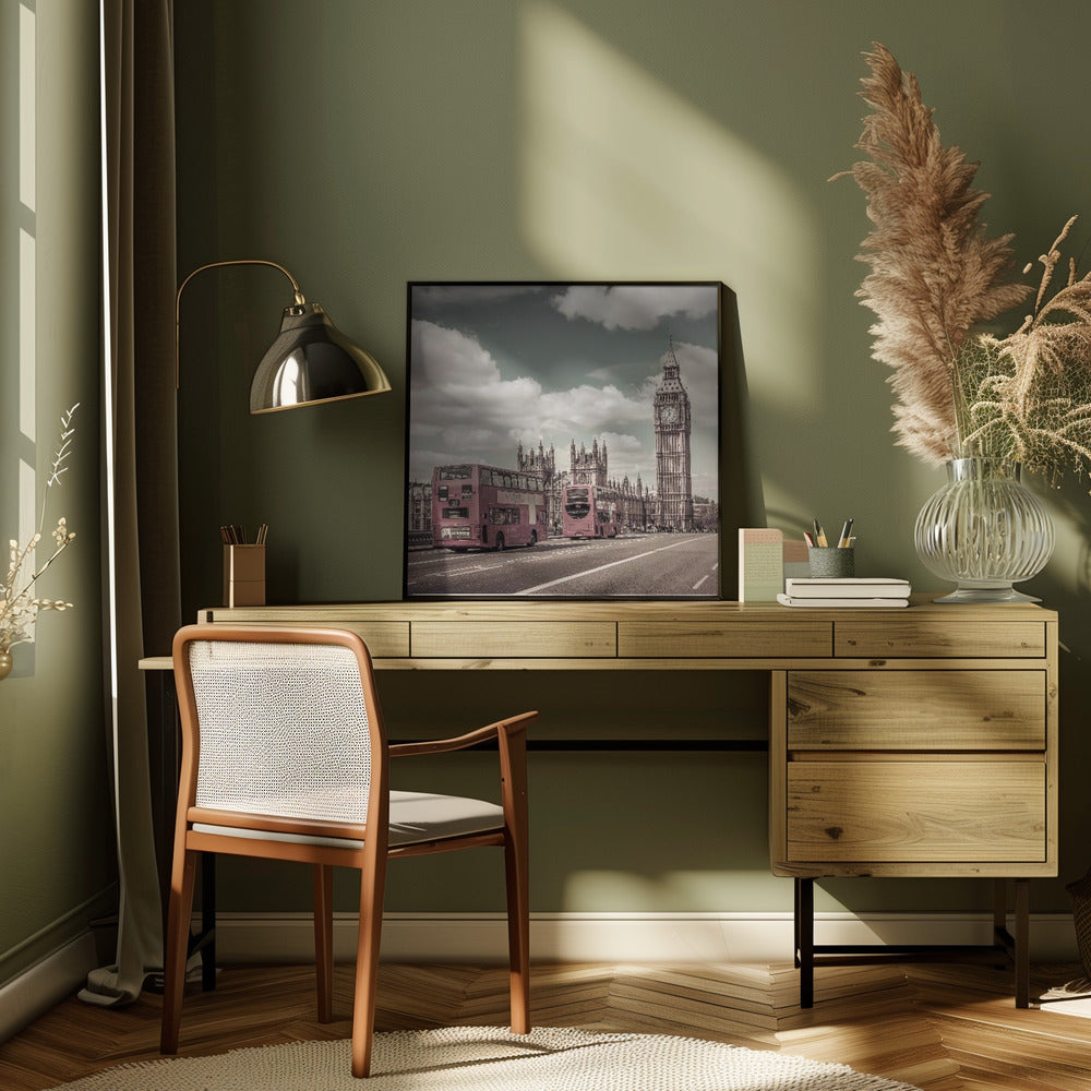 Typical London Wall Art by Melanie Viola-canvas-DECOROLALA
