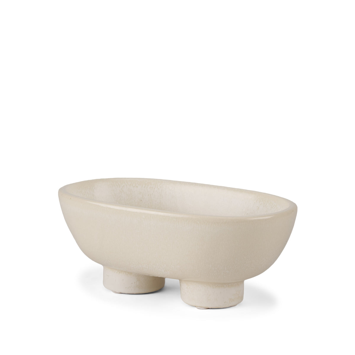 Tyren Glazed Decorative Round Ceramic Bowl-Bowls-DECOROLALA