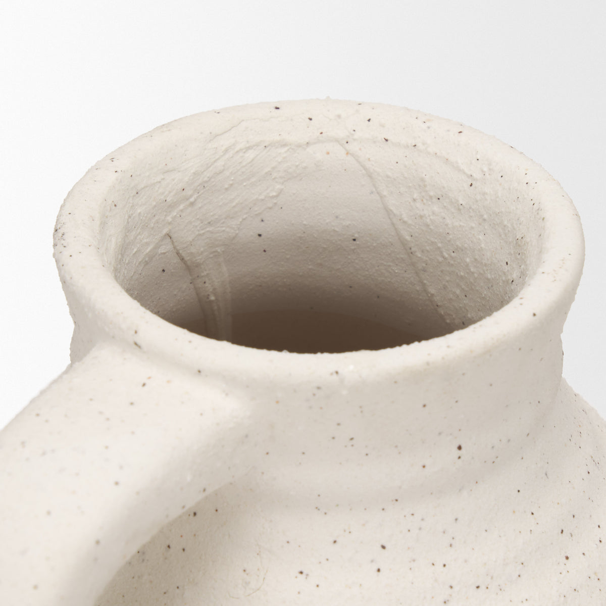 Tyrus Medium Textured Matte w/ Speckling Ceramic Vase-Vase-DECOROLALA
