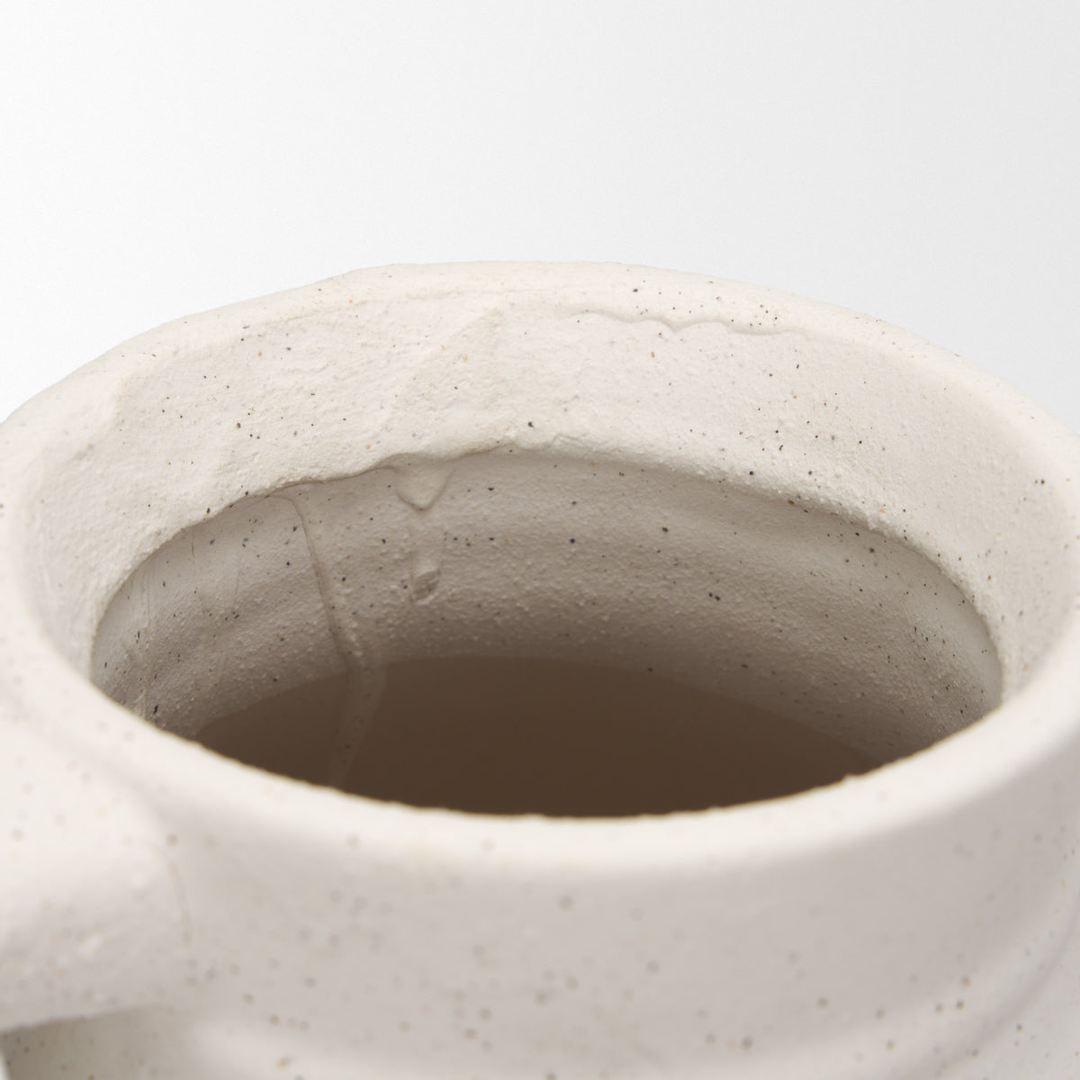 Tyrus Medium Textured Matte w/ Speckling Ceramic Vase-Vase-DECOROLALA