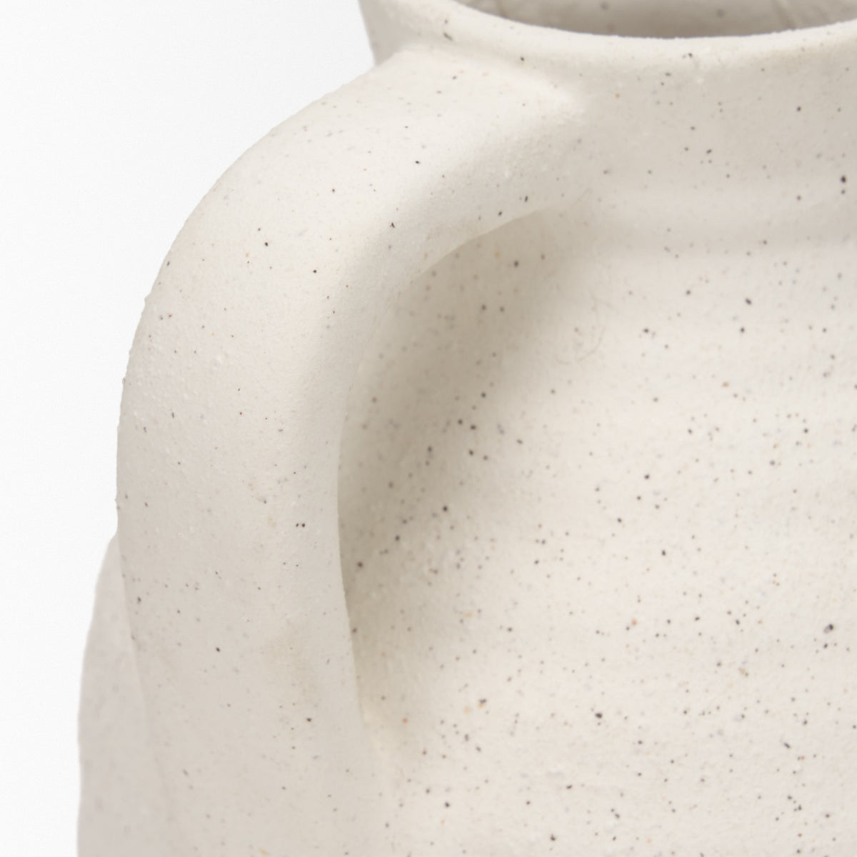 Tyrus Medium Textured Matte w/ Speckling Ceramic Vase-Vase-DECOROLALA
