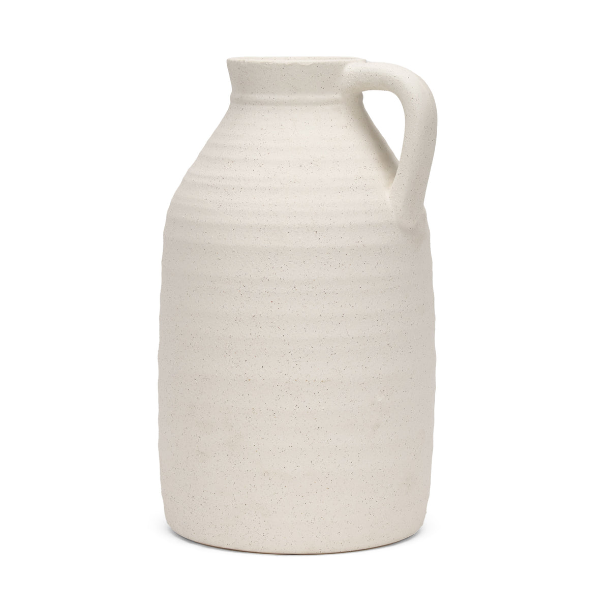 Tyrus Medium Textured Matte w/ Speckling Ceramic Vase-Vase-DECOROLALA