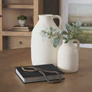 Tyrus Medium Textured Matte w/ Speckling Ceramic Vase-Vase-DECOROLALA