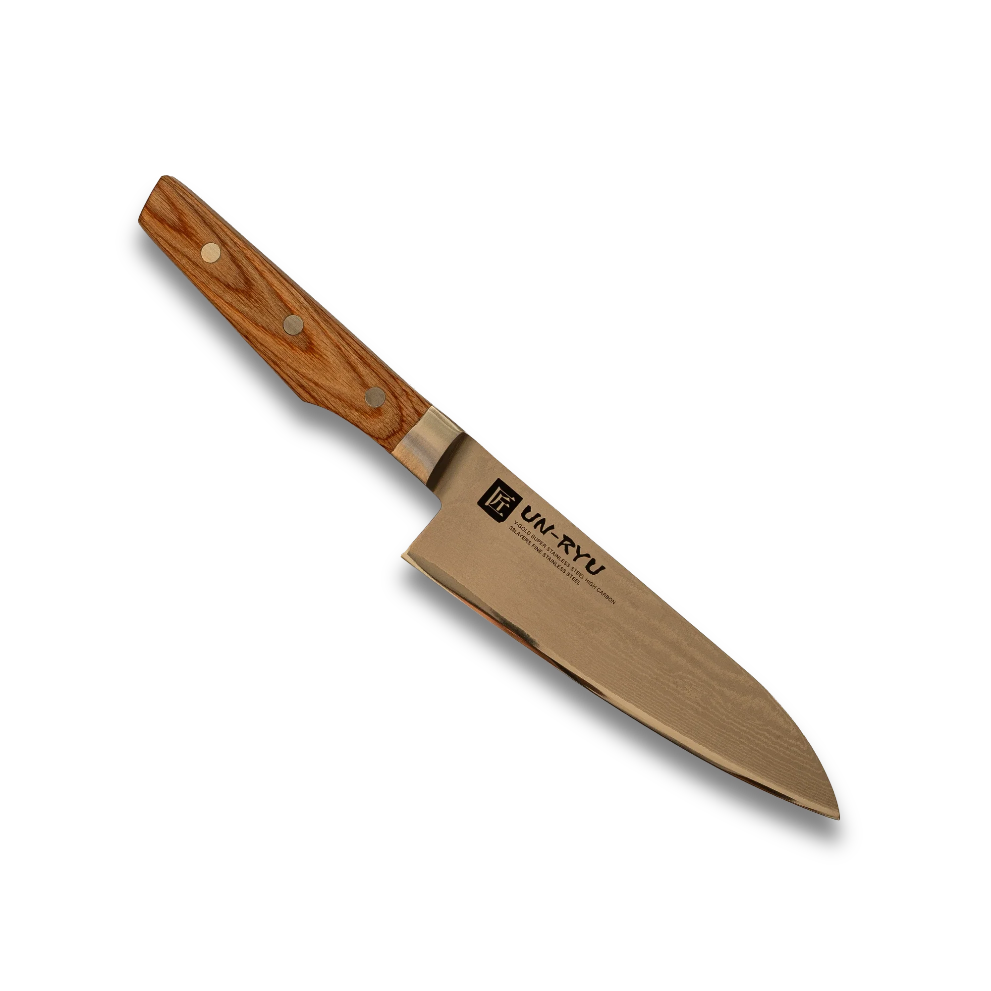 Un-Ryu 2-Piece Japanese Knife Set – VG-10 33-Layer Gyuto 210mm & Santoku 170mm-1