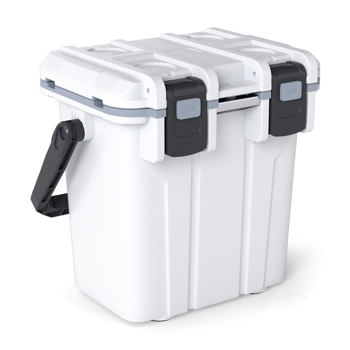 Ultra-Light Injection Molded Cooler 21 QT Hard Ice Chest-White-Coolers-DECOROLALA