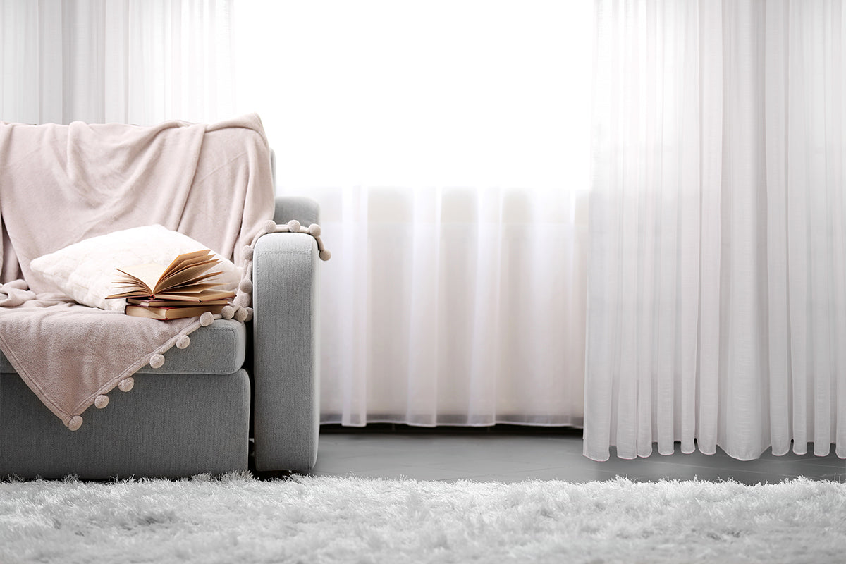 Ultra Textured Wide Width Sheer Curtain-Curtains-DECOROLALA