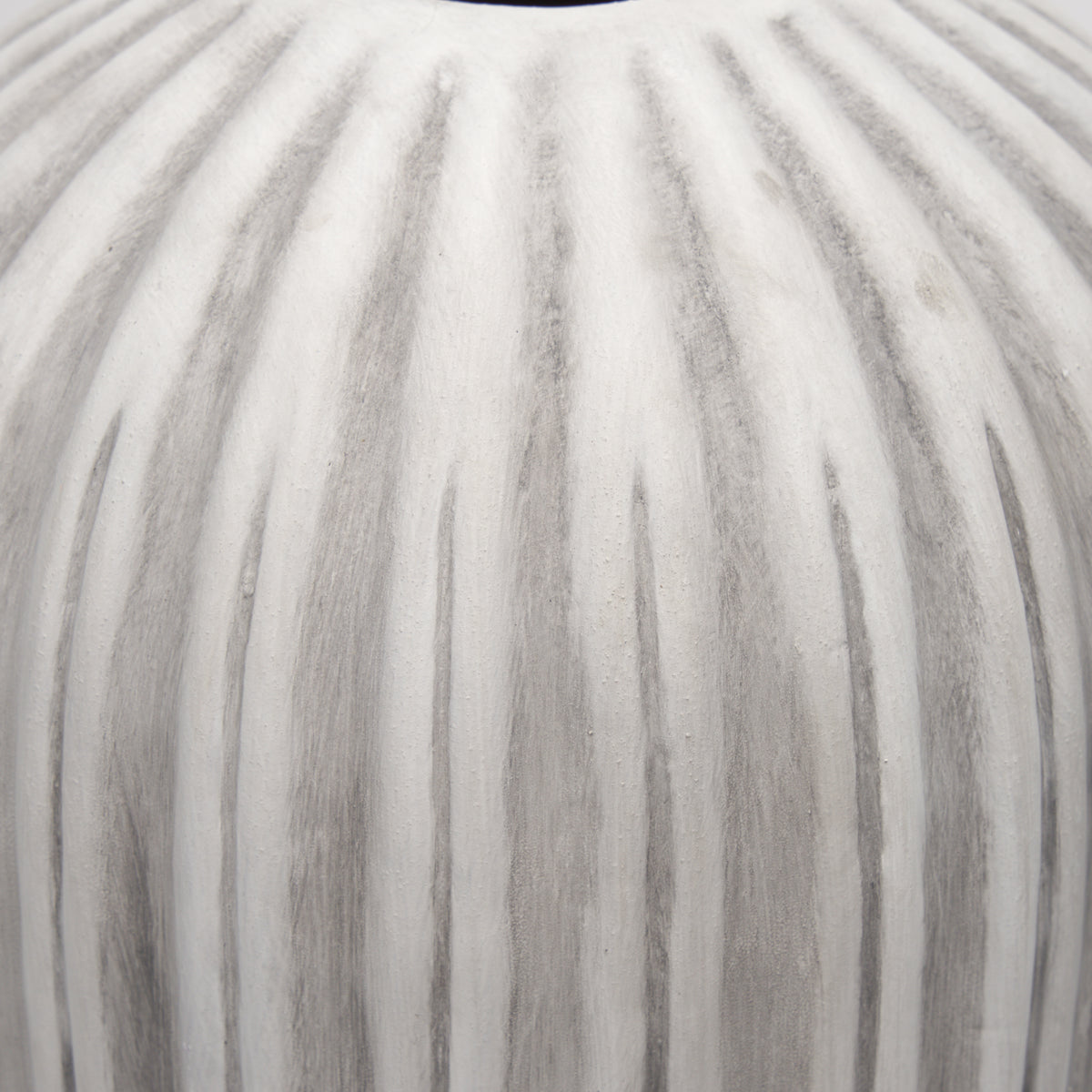 Ummi Tall Off White w/ Gray Antiquing Ceramic Vase-Vase-DECOROLALA
