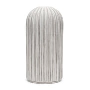 Ummi Tall Off White w/ Gray Antiquing Ceramic Vase-Vase-DECOROLALA
