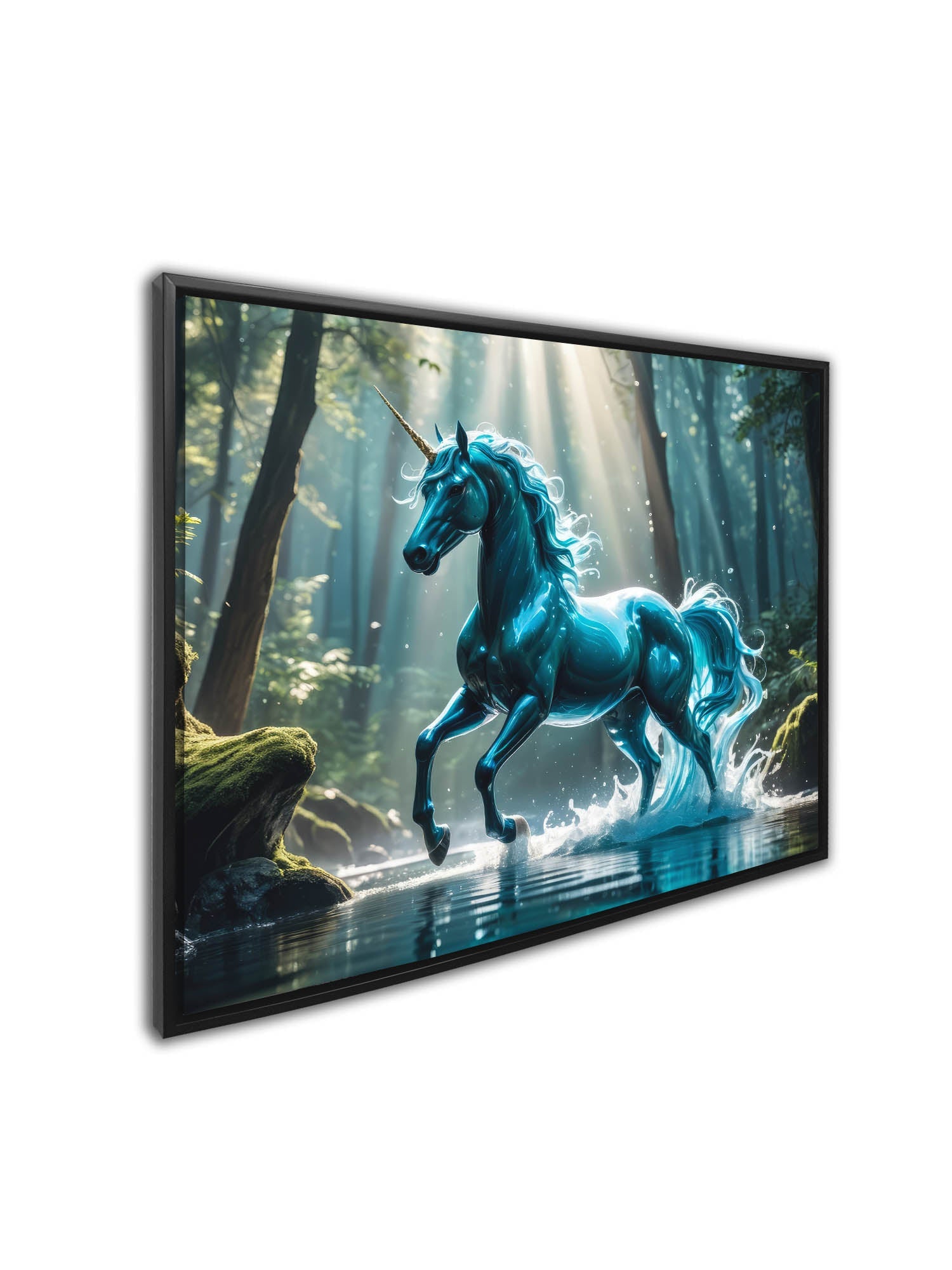 Unicorn 48" x 36"-Print-DECOROLALA