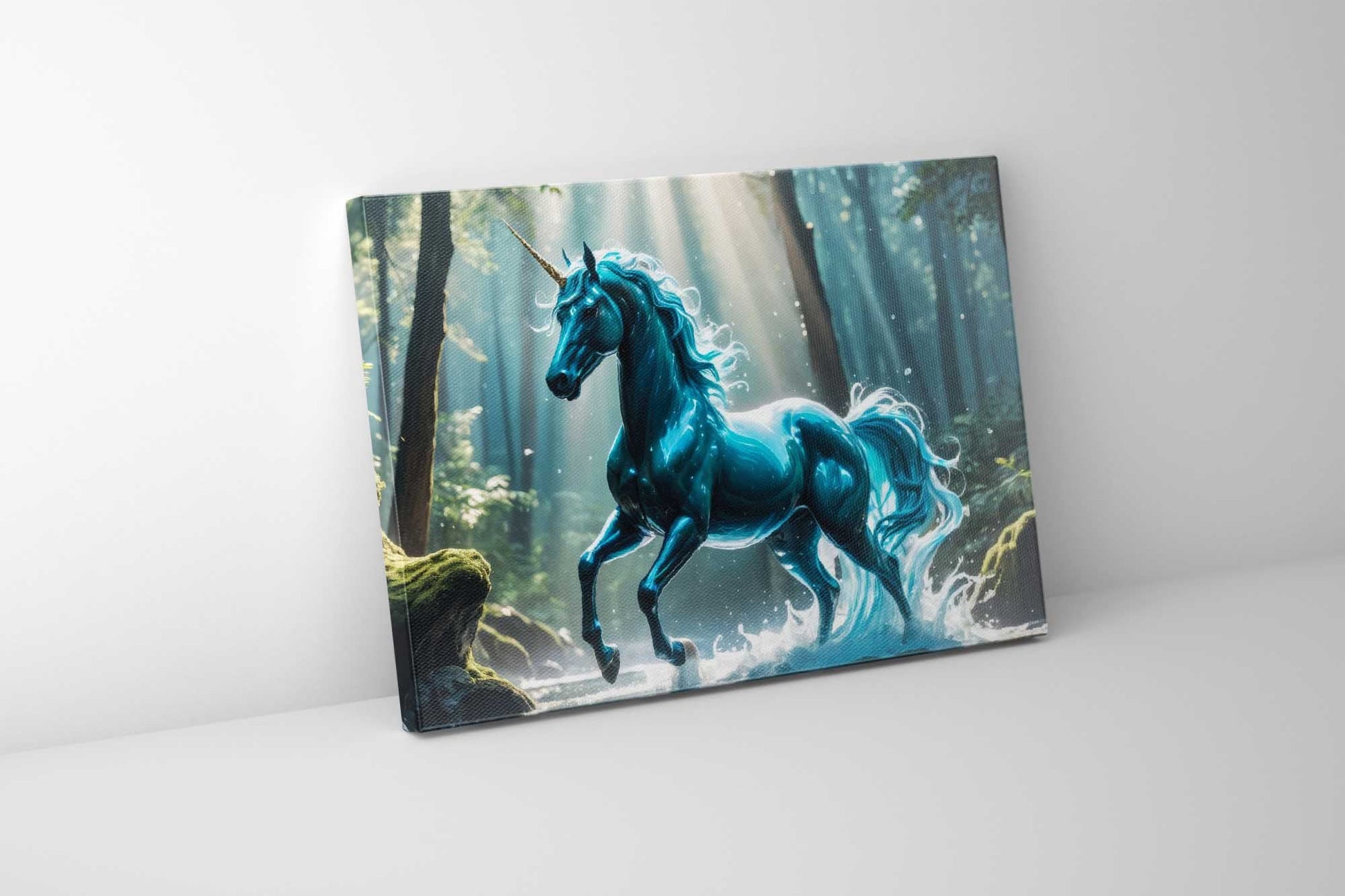 Unicorn 48" x 36"-Print-DECOROLALA