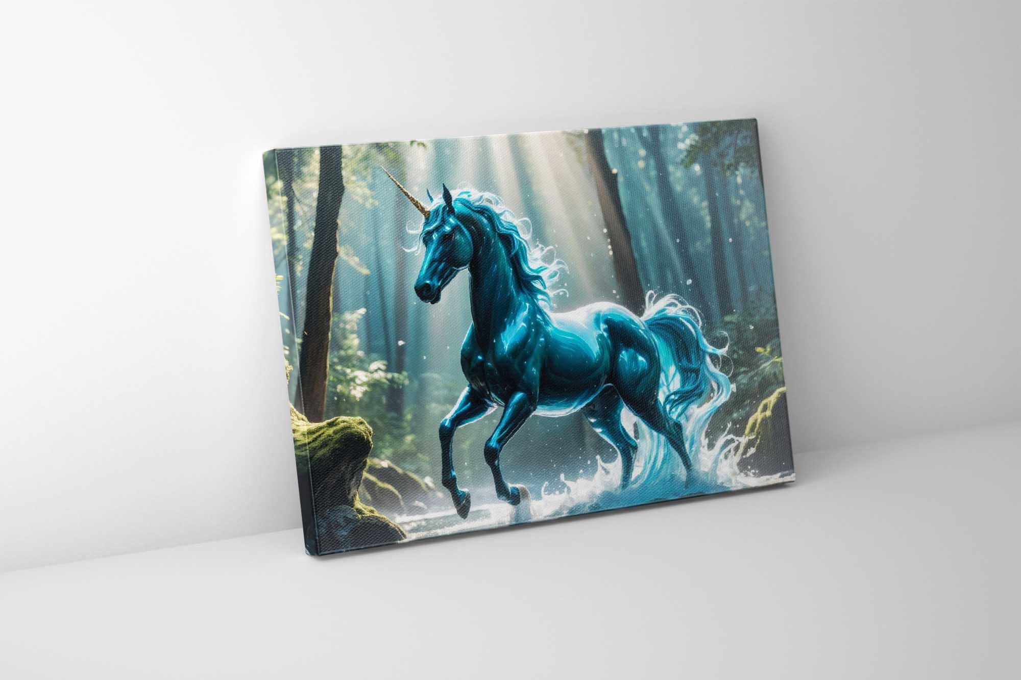 Unicorn 48" x 36"-Print-DECOROLALA