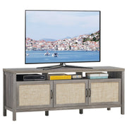 Universal TV Stand Entertainment Media Center for TV's up to 65 Inch-Gray-Entertainment Centers & TV Stands-DECOROLALA