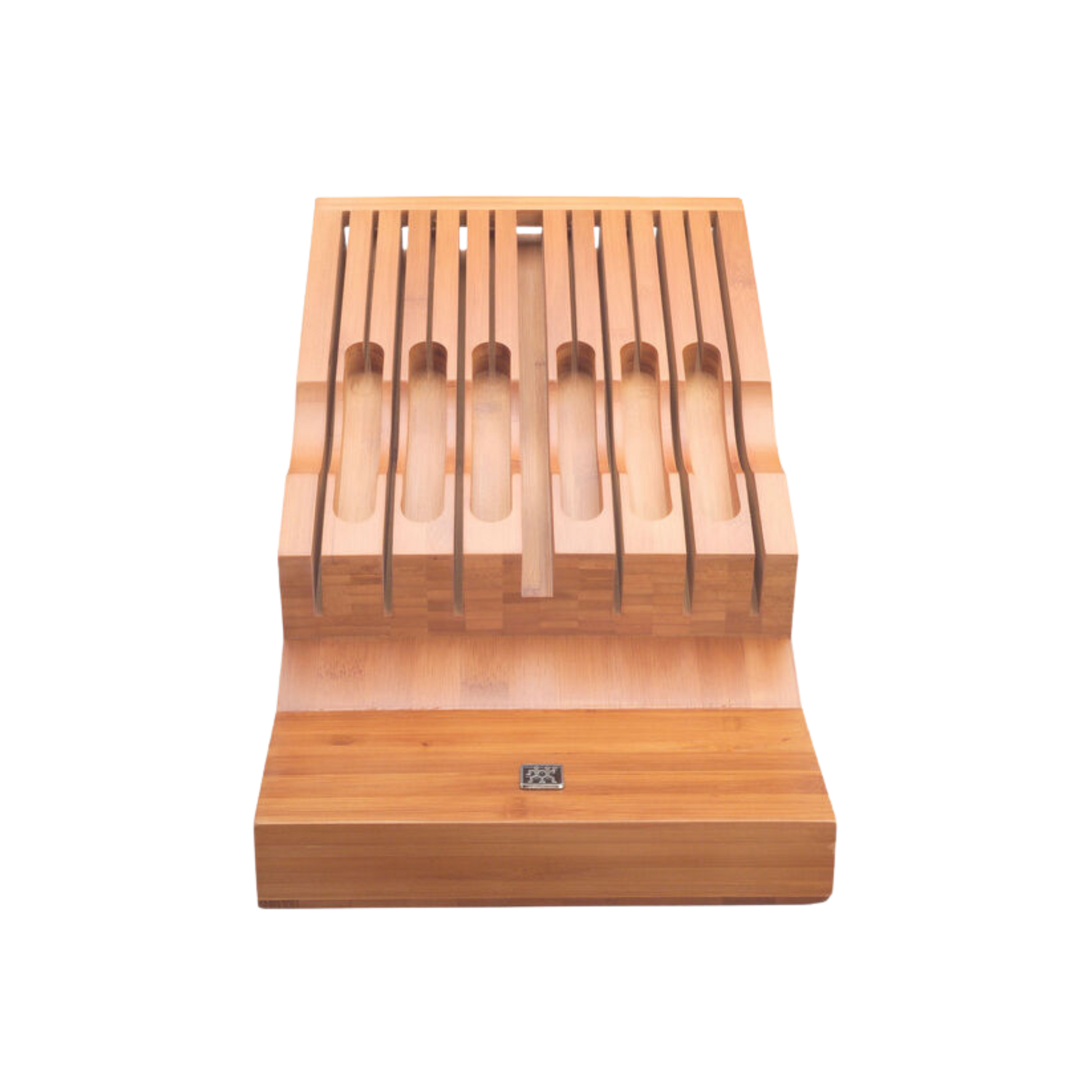 ZWILLING Bamboo Knife Storage Tray – In-Drawer Organizer for 13 Knives-3