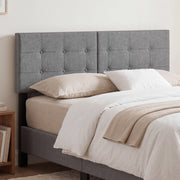 Upholstered Headboard with Adjustable Width for Full/Queen Size Beds-Dark Gray-Headboards-DECOROLALA