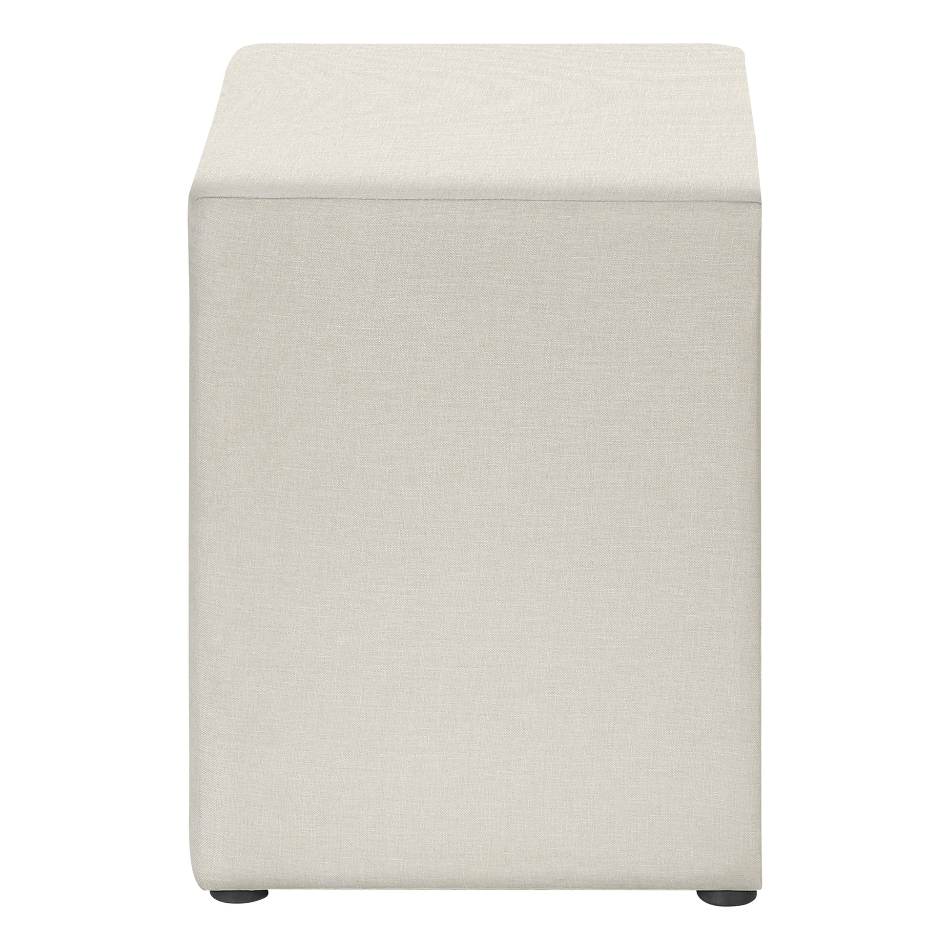 Upholstered Nightstand Grey Leather-Look 2-Drawer-Nighstand-DECOROLALA