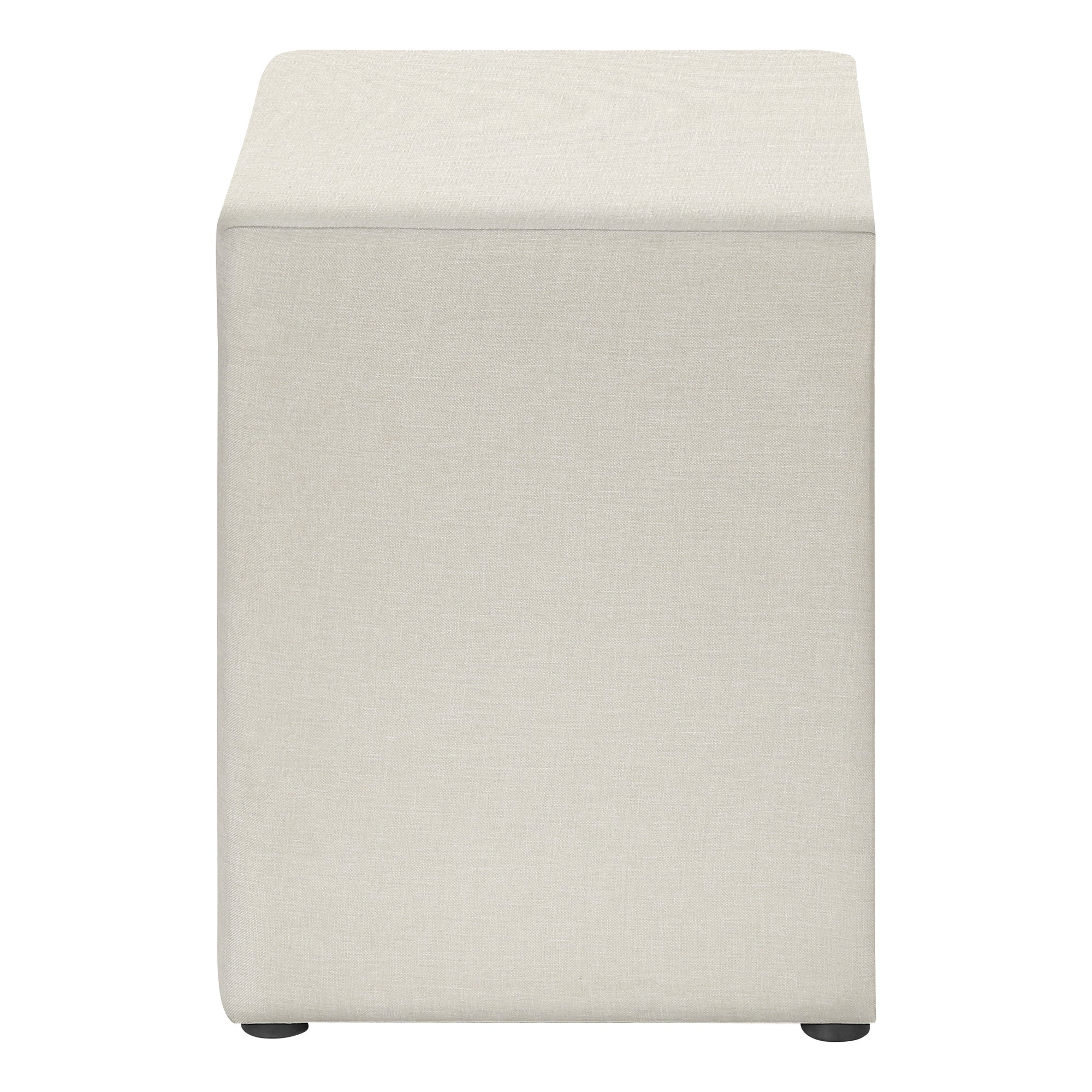 Upholstered Nightstand Grey Leather-Look 2-Drawer-Nighstand-DECOROLALA