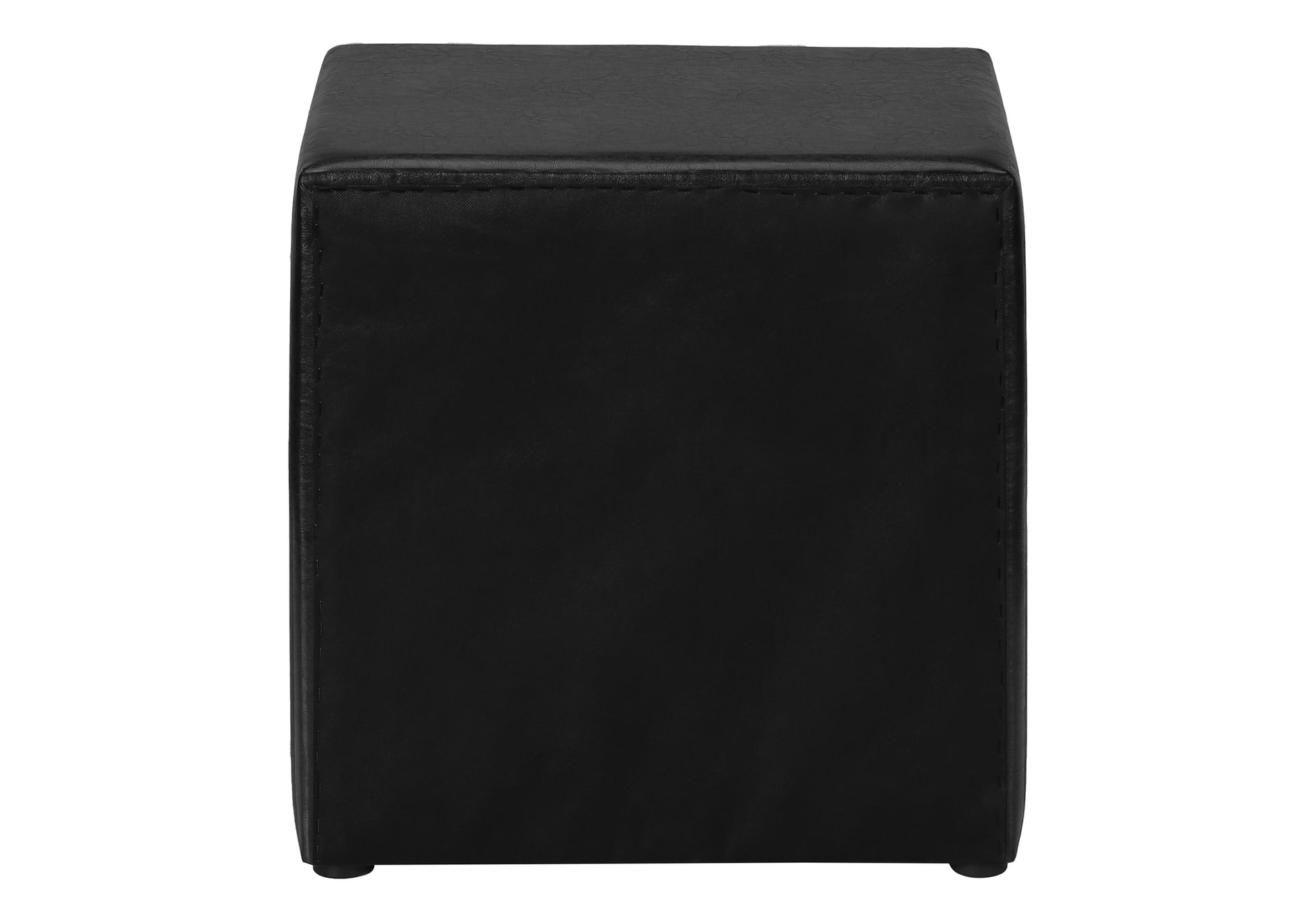 Upholstered Nightstand Grey Leather-Look 2-Drawer-Nighstand-DECOROLALA