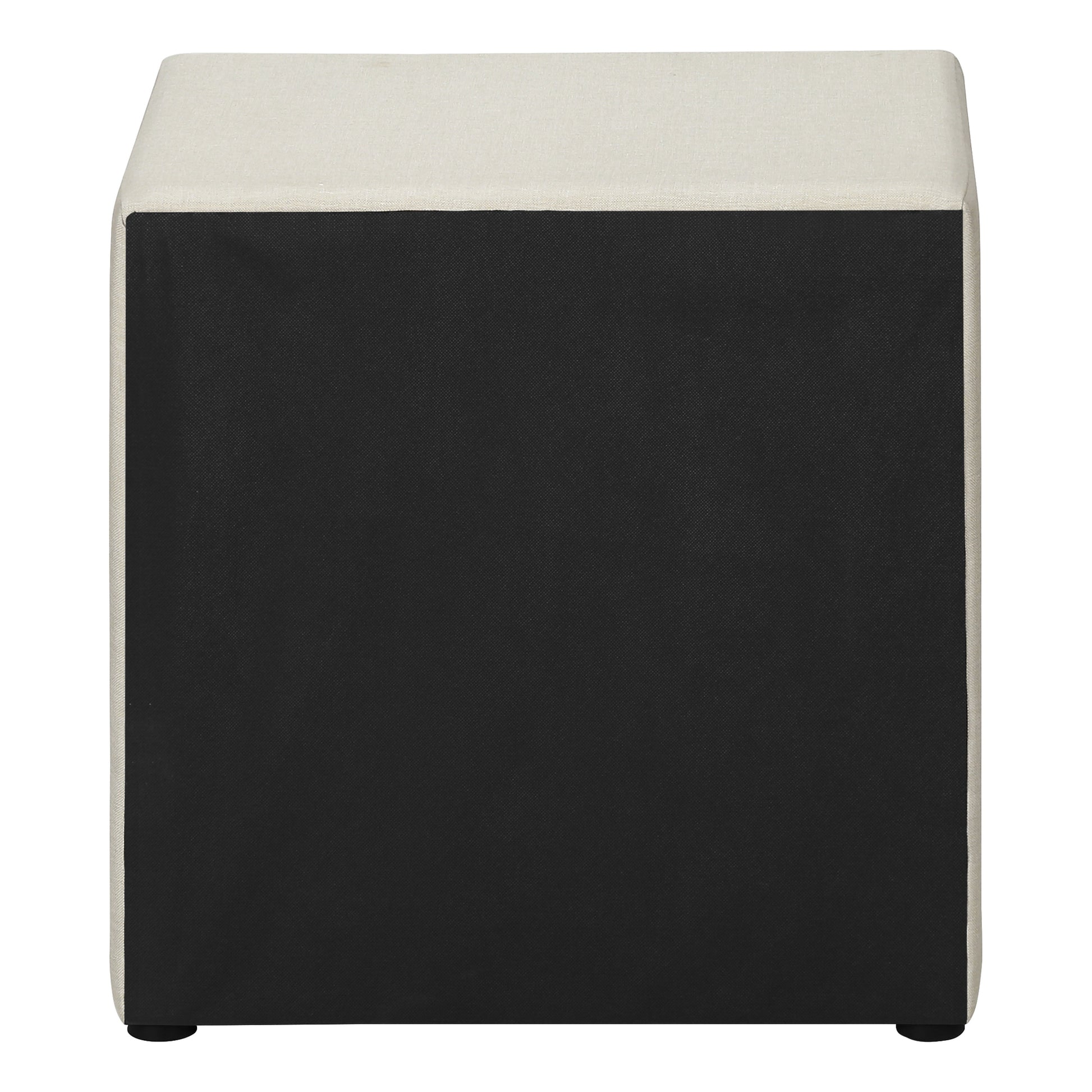 Upholstered Nightstand Grey Leather-Look 2-Drawer-Nighstand-DECOROLALA