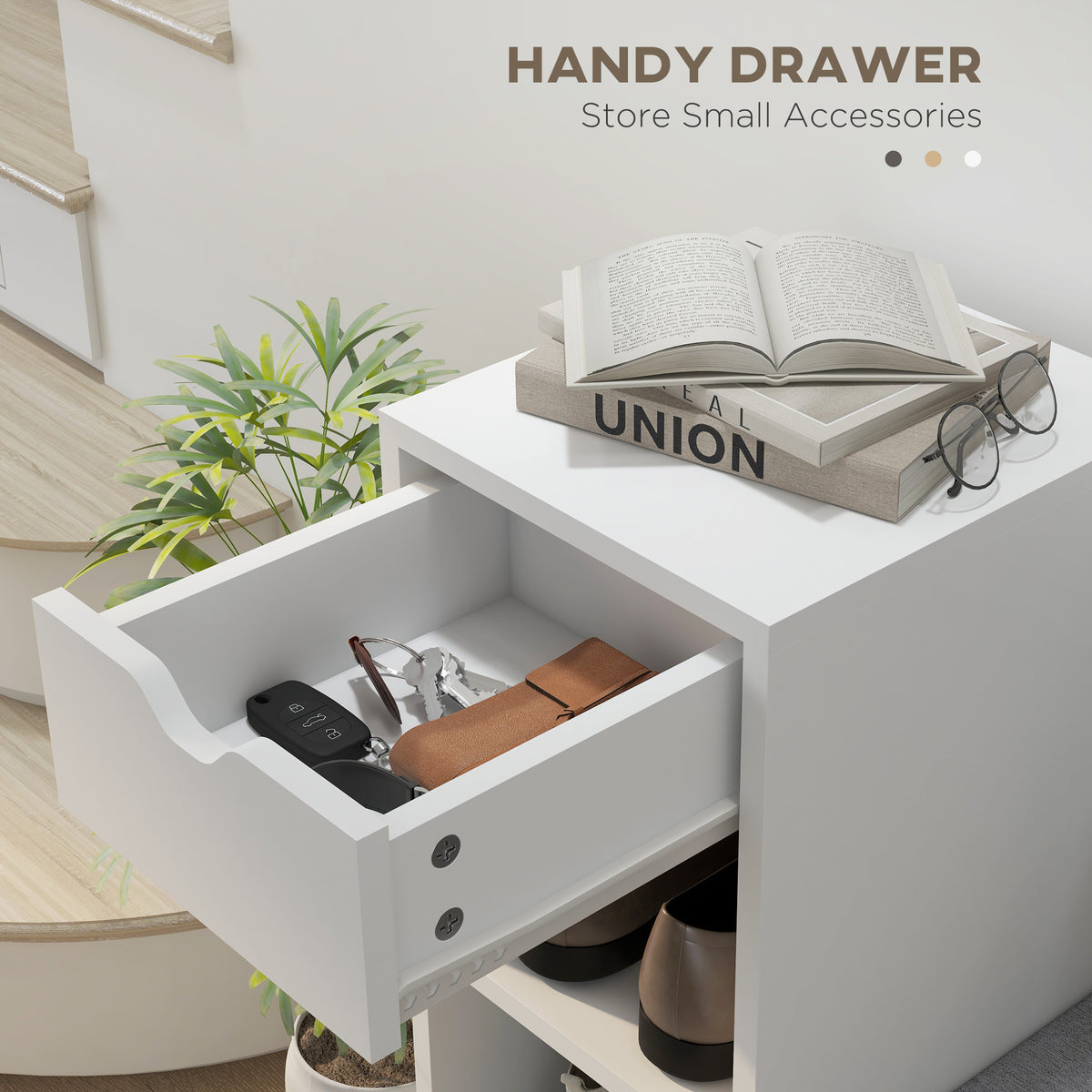 Upholstered Shoe Storage Bench - White 6-Shelf Entryway Bench-Home Furnishings > Storage & Organization > Shoe Storage Cabinets & Racks-DECOROLALA