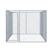 Parc extérieur pour chiens de 99 pieds carrés avec structure en acier galvanisé, pour chiens de petite et moyenne taille, 13.1' x 7.5' x 6'