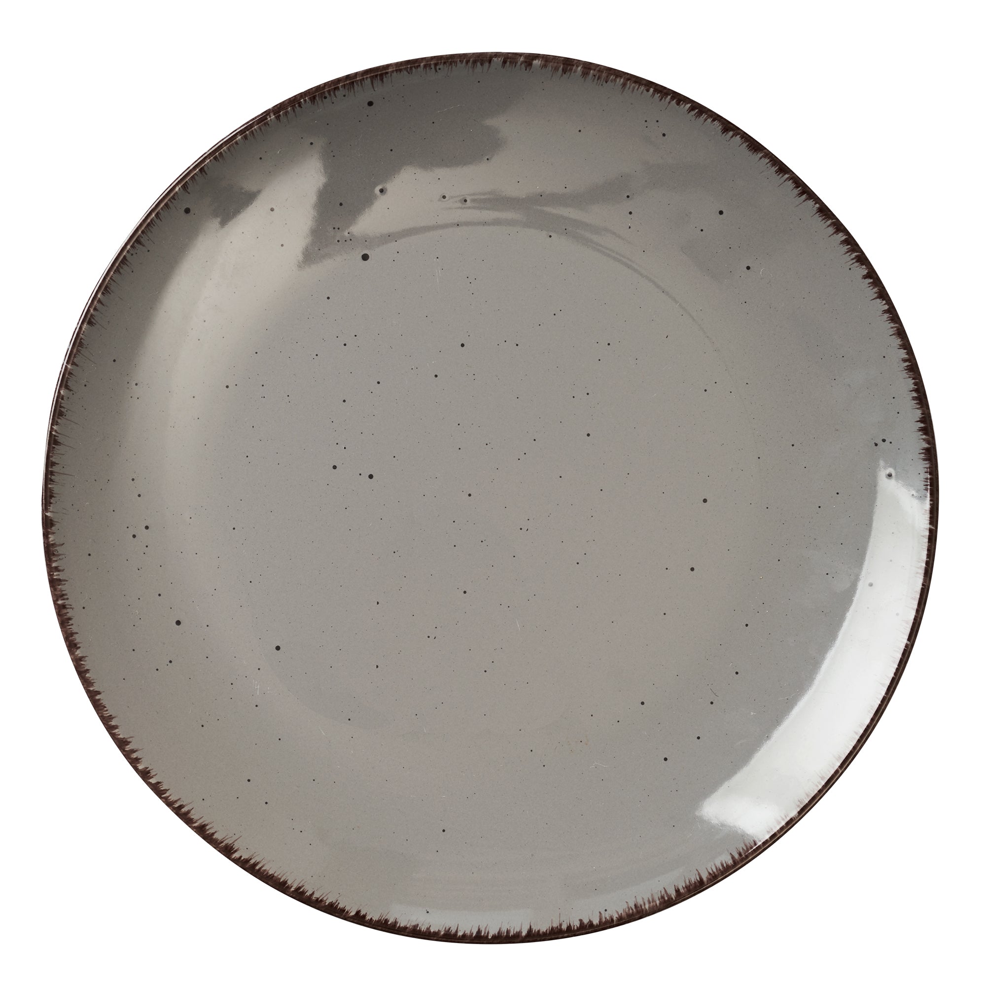Utopia 16pc Stoneware Dinnerware Set - Grey-Dinnerware-DECOROLALA
