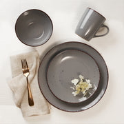 Utopia 16pc Stoneware Dinnerware Set - Grey-Dinnerware-DECOROLALA