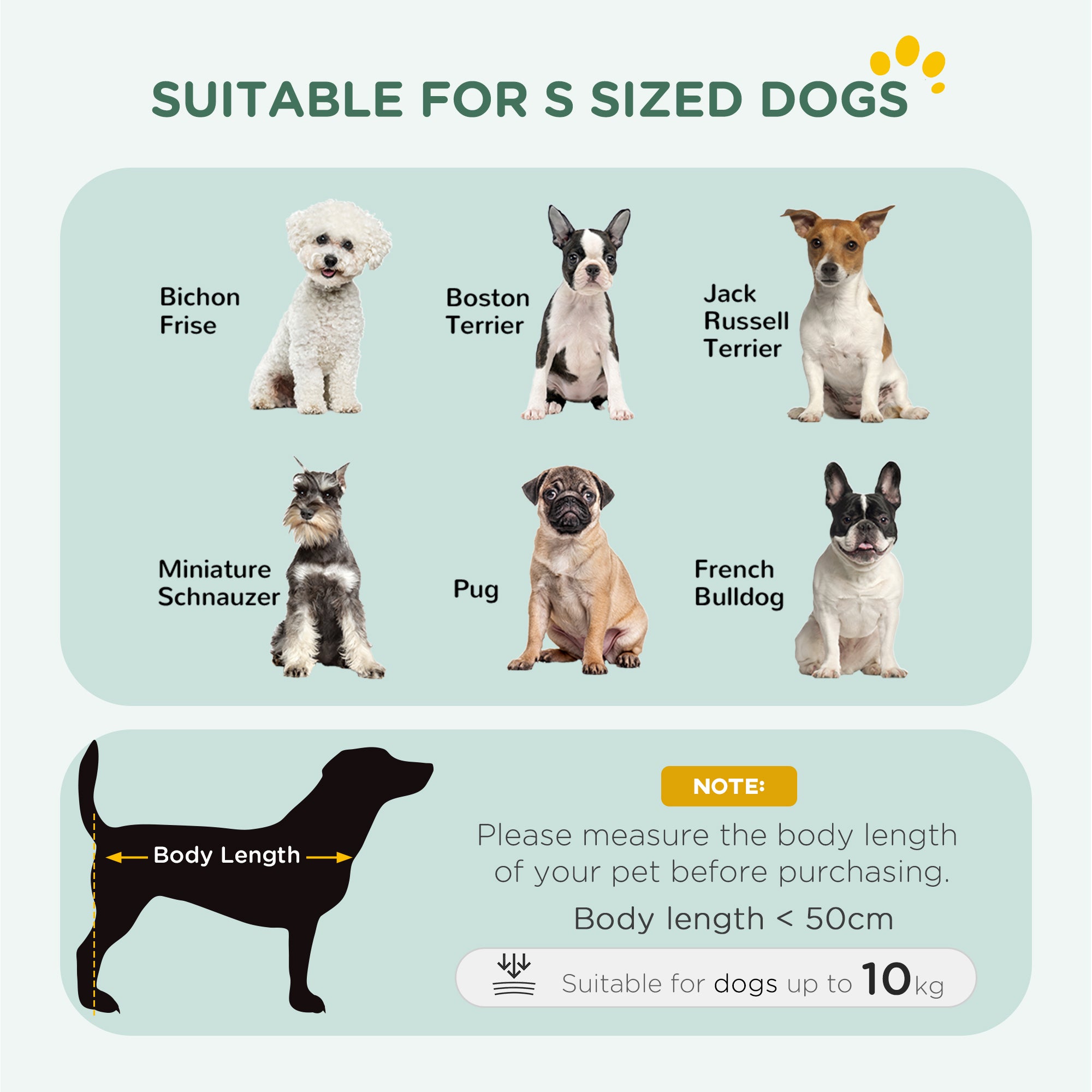 30" Dog Crate with 2 Doors, Folding Metal Dog Cage with Soft Cushion, Removable Tray, Handle, for Small Dogs, Black