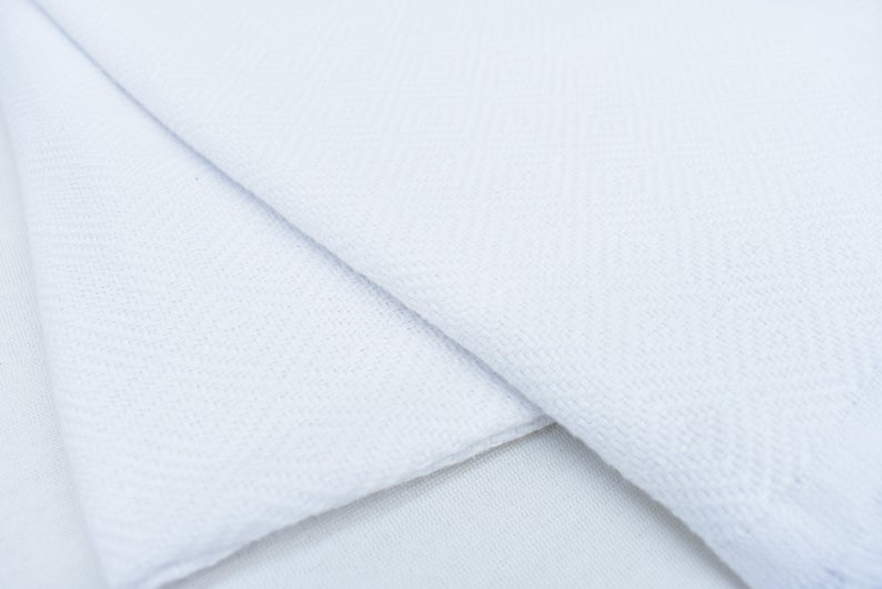 VENICE WHITE TURKISH TOWEL 40"X70"-Turkish Towel-DECOROLALA