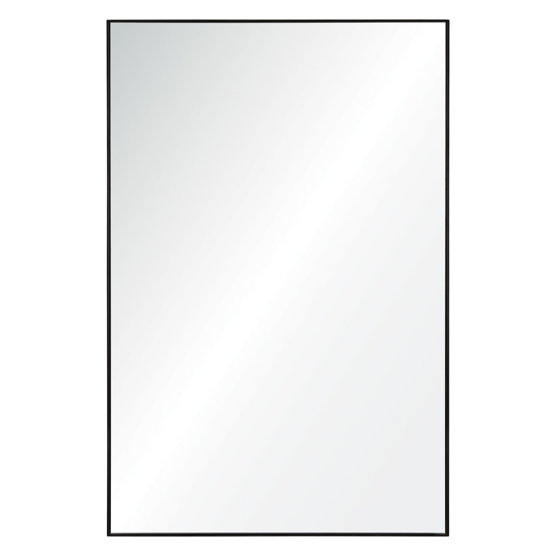 Vale 32" Tall Rectangle Wall Mirror, Grey-Mirror-DECOROLALA