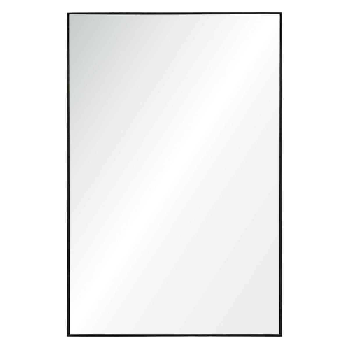 Vale 32" Tall Rectangle Wall Mirror, Grey-Mirrors-DECOROLALA
