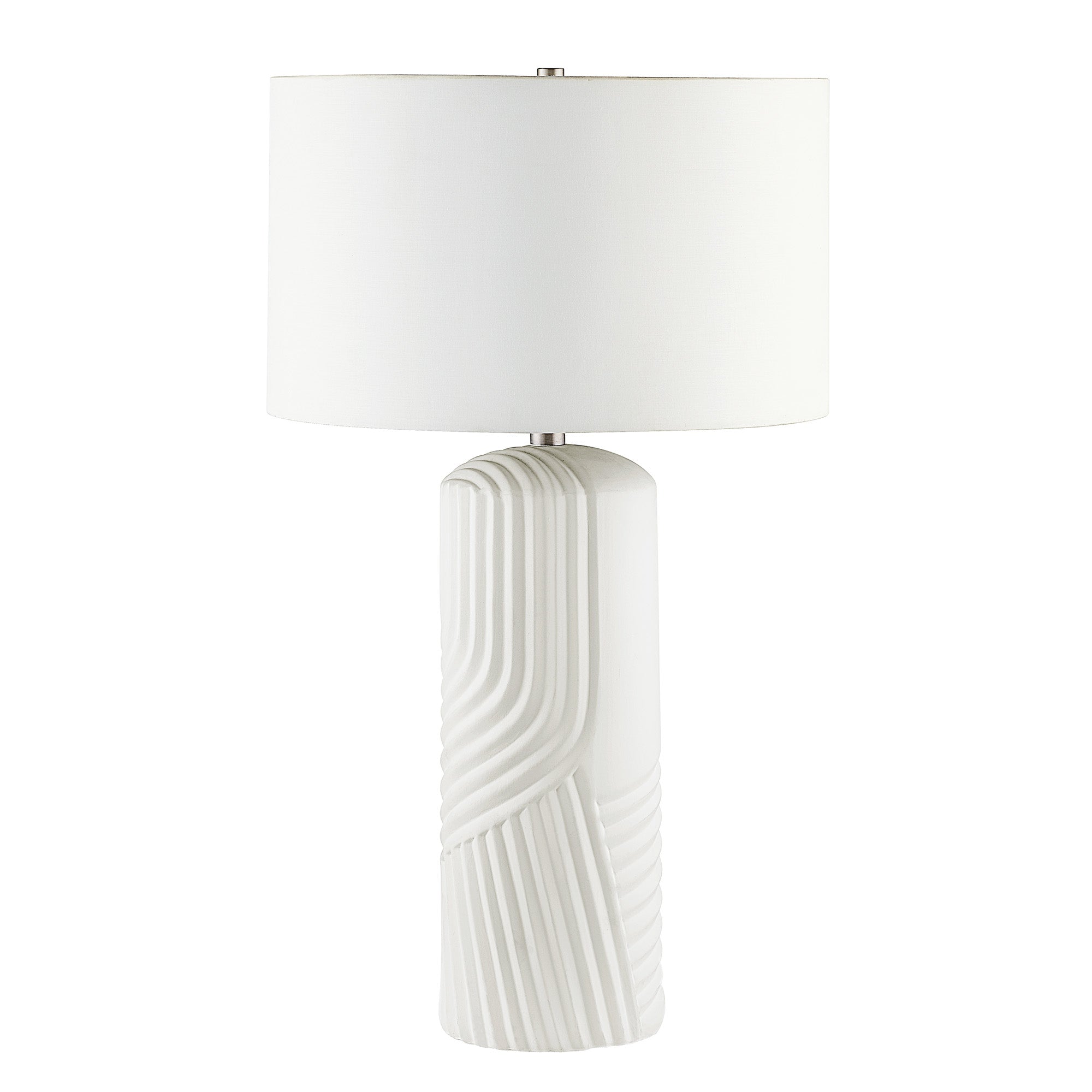 Valerie 28" Length Table Lamp, Off-White-Table Lamp-DECOROLALA