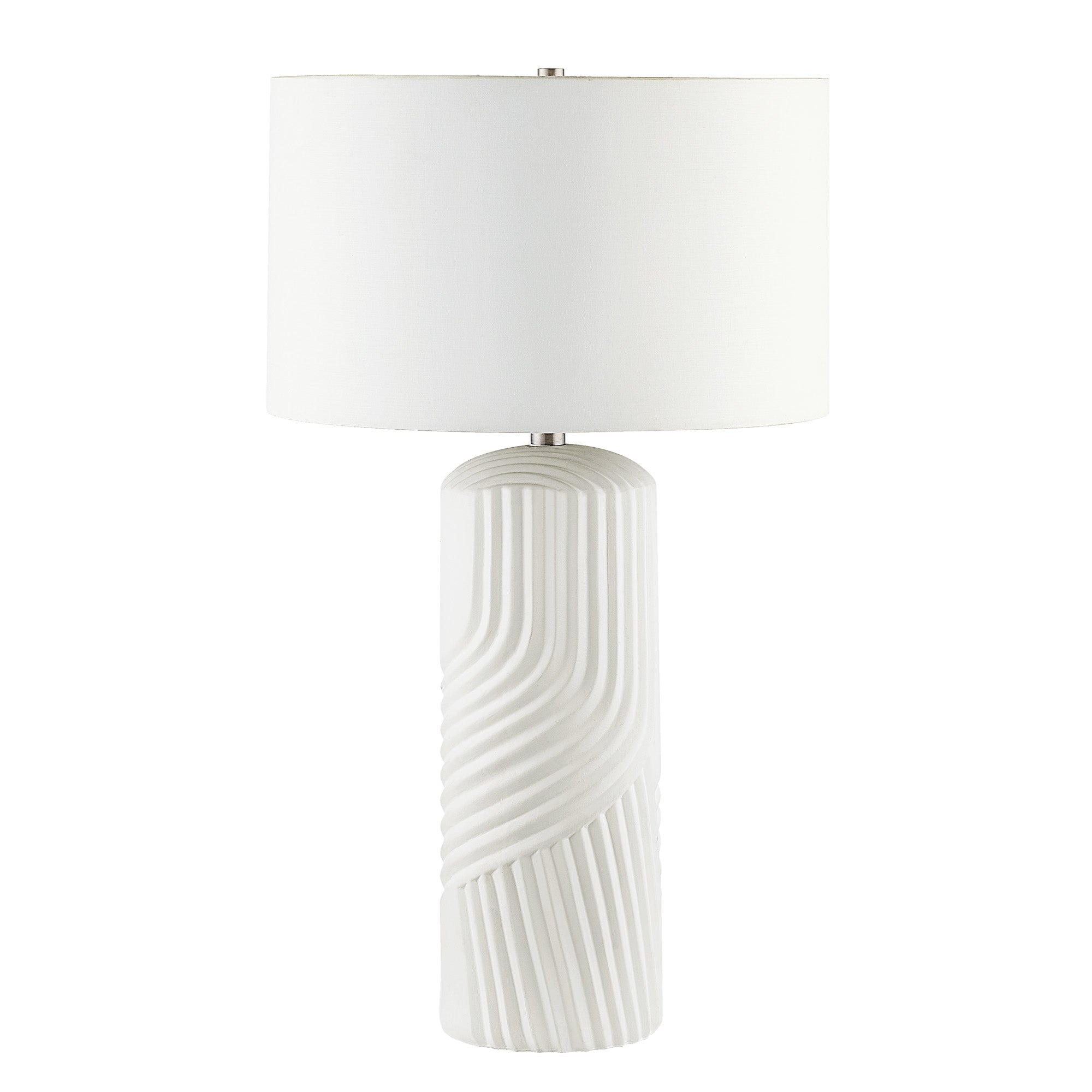 Valerie 28" Length Table Lamp, Off-White-Table Lamp-DECOROLALA
