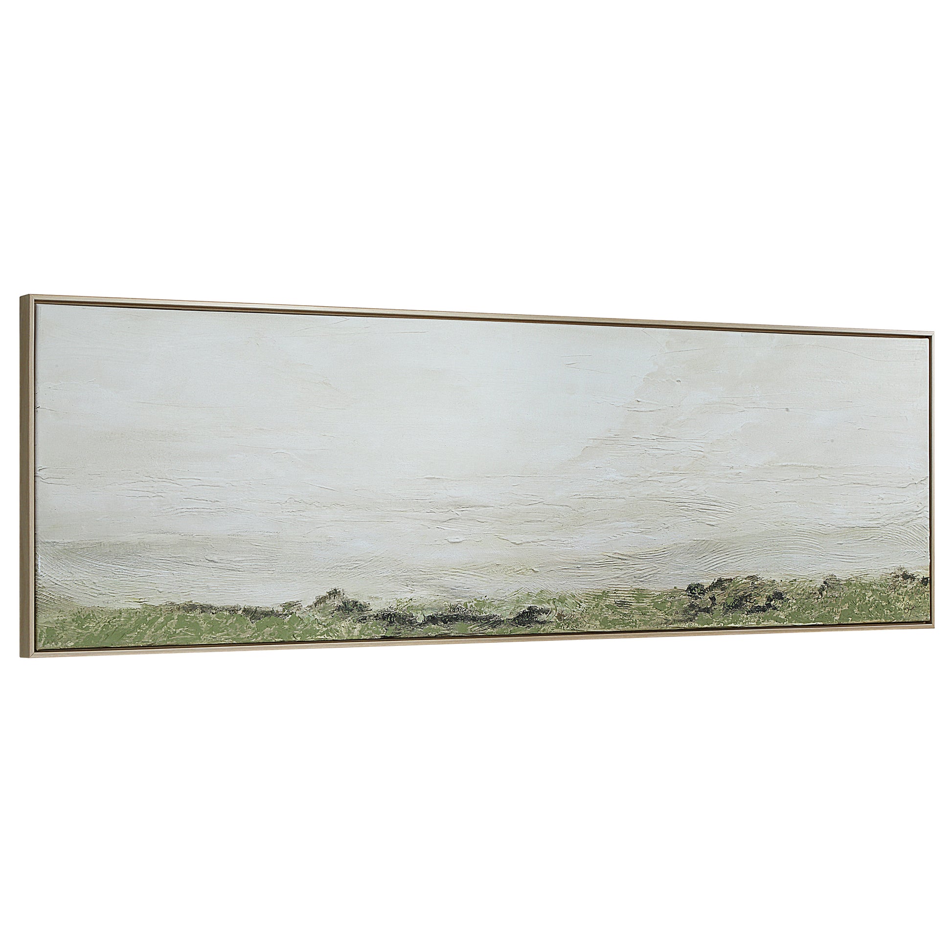 Valle 20" H x 70" W Canvas Art, Green-Canvas Art-DECOROLALA