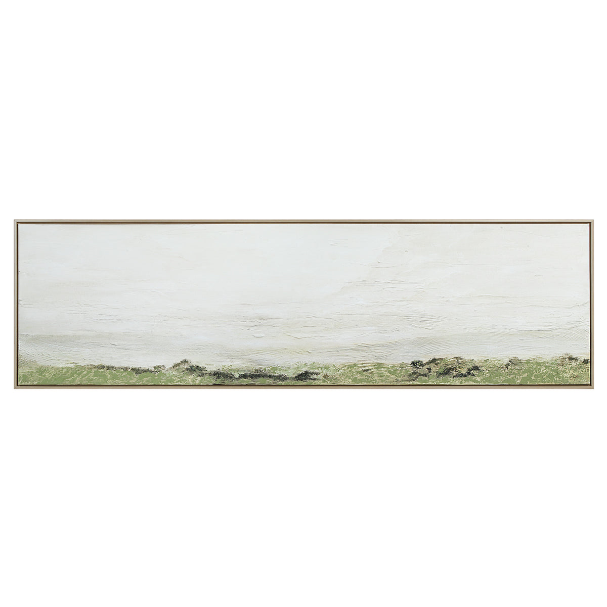 Valle 20" H x 70" W Canvas Art, Green-Canvas Prints-DECOROLALA