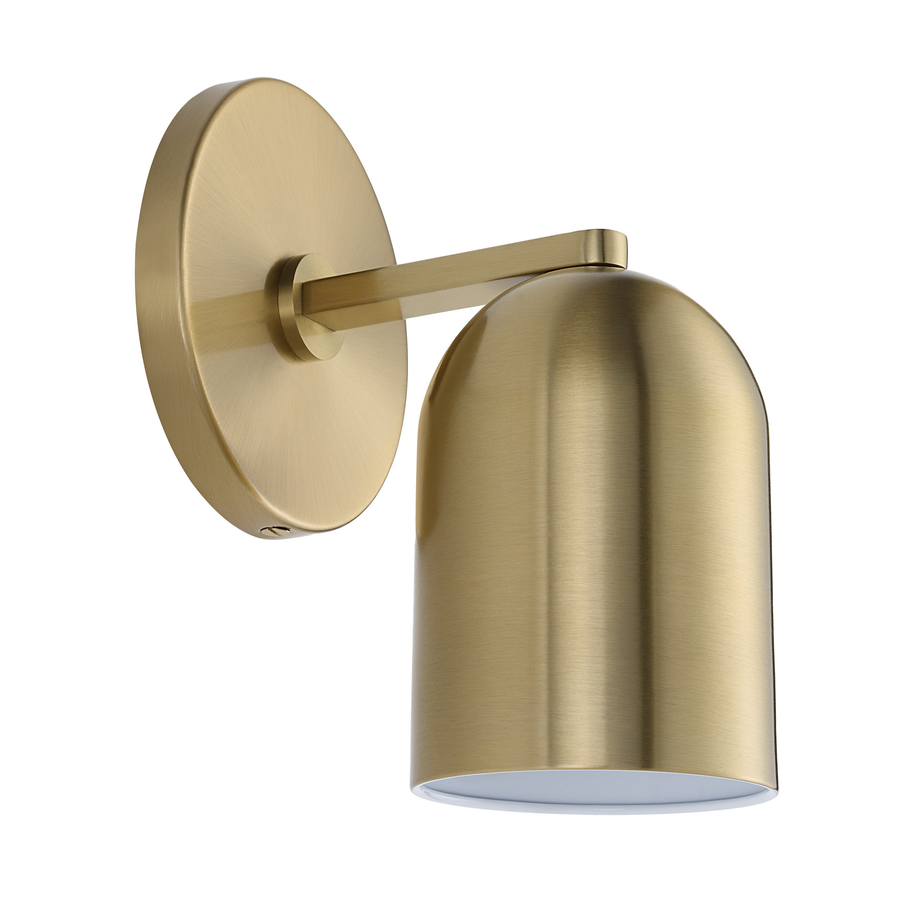 Valonia 8.25" Wall Sconce, Burnished Brass-Wall Sconce-DECOROLALA
