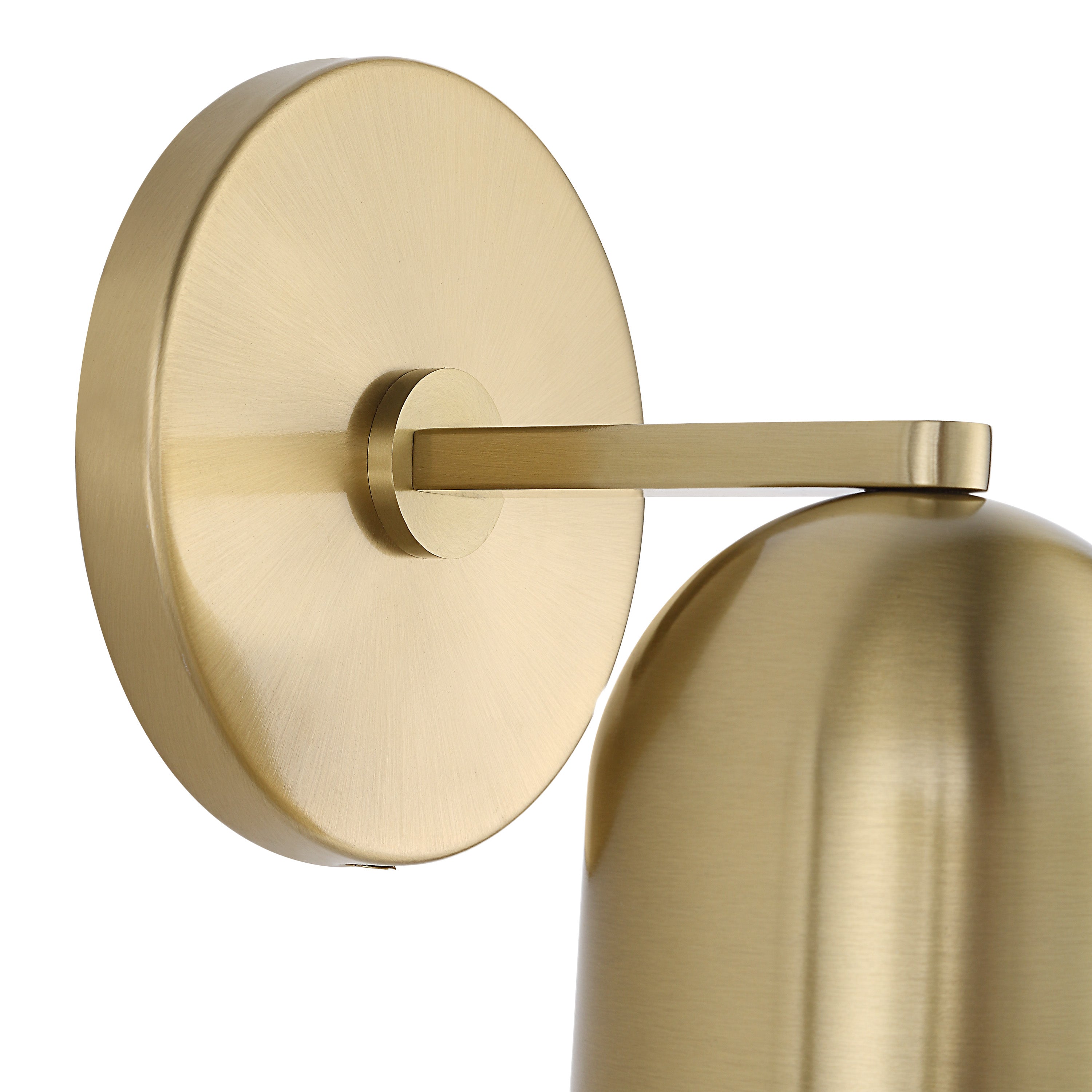 Valonia 8.25" Wall Sconce, Burnished Brass-Wall Sconce-DECOROLALA