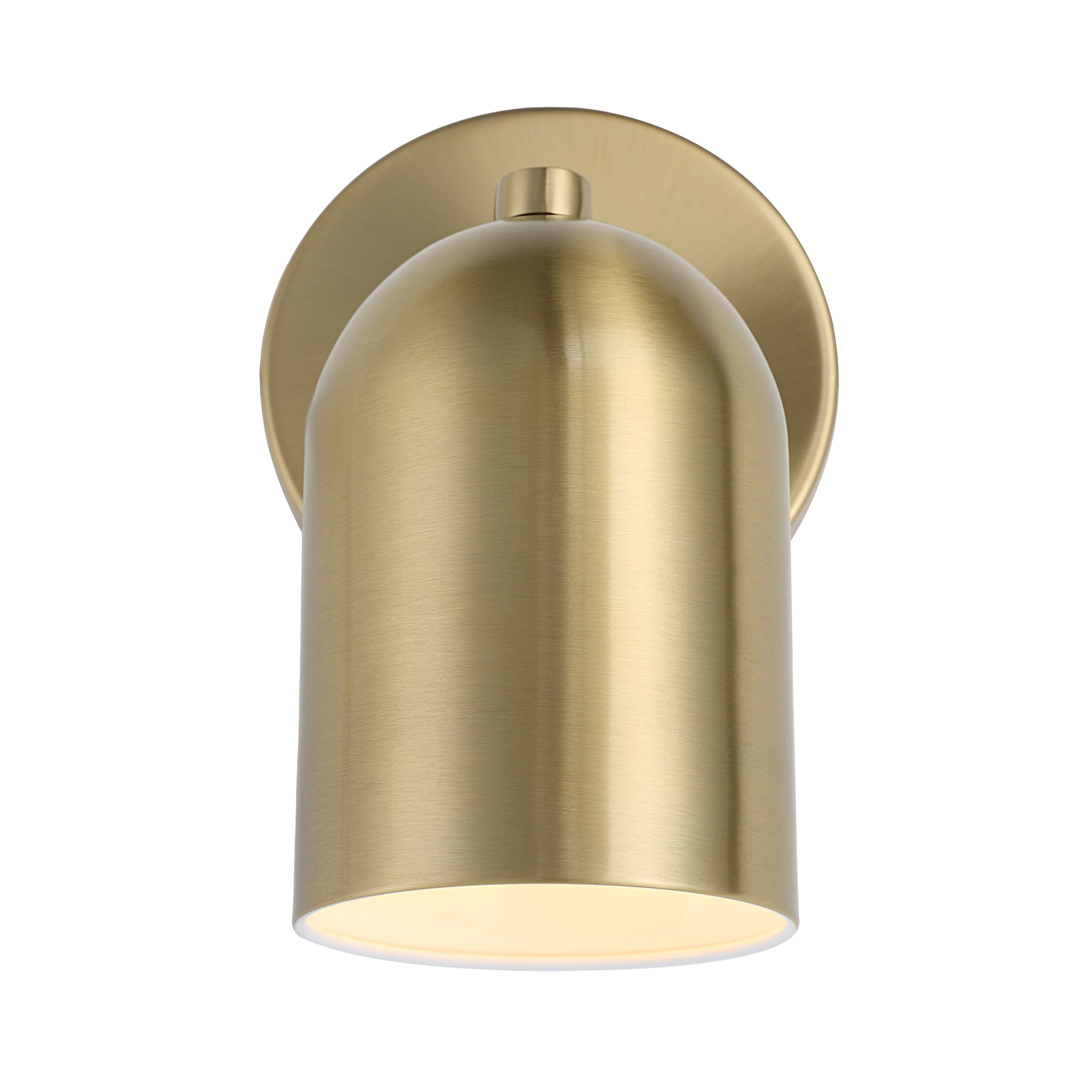 Valonia 8.25" Wall Sconce, Burnished Brass-Wall Sconce-DECOROLALA