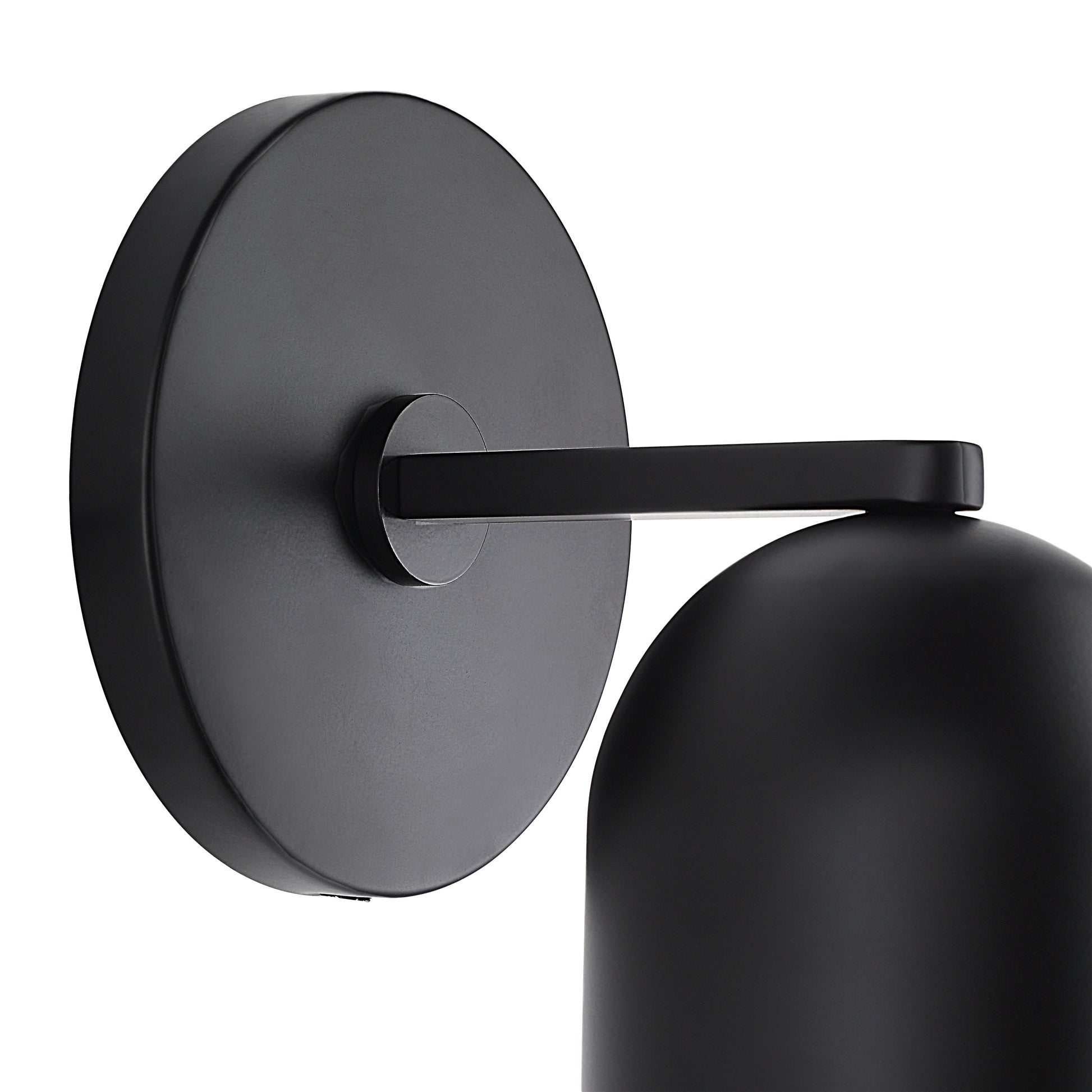 Valonia 8.25" Wall Sconce, Matte Black-Wall Sconce-DECOROLALA