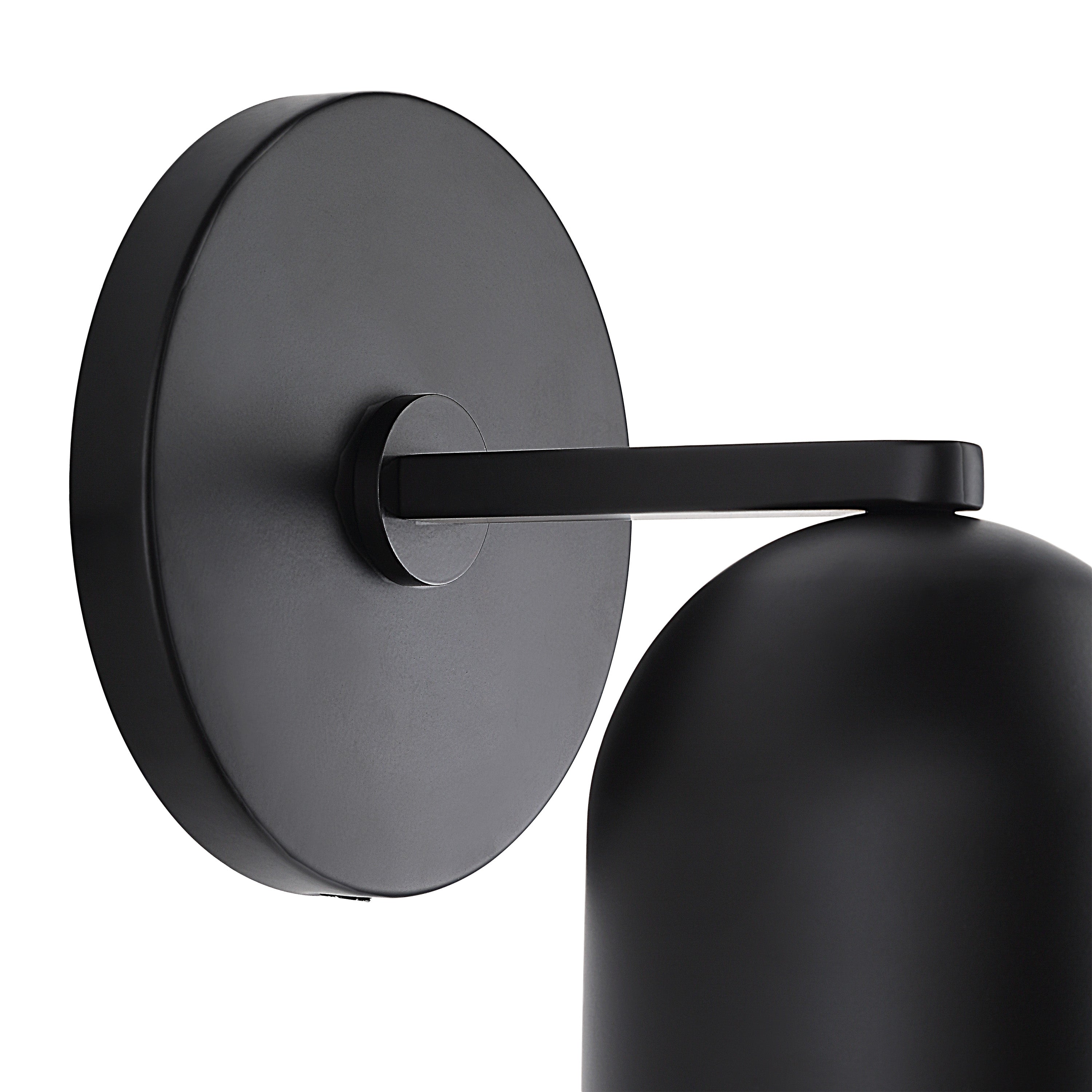 Valonia 8.25" Wall Sconce, Matte Black-Wall Sconce-DECOROLALA